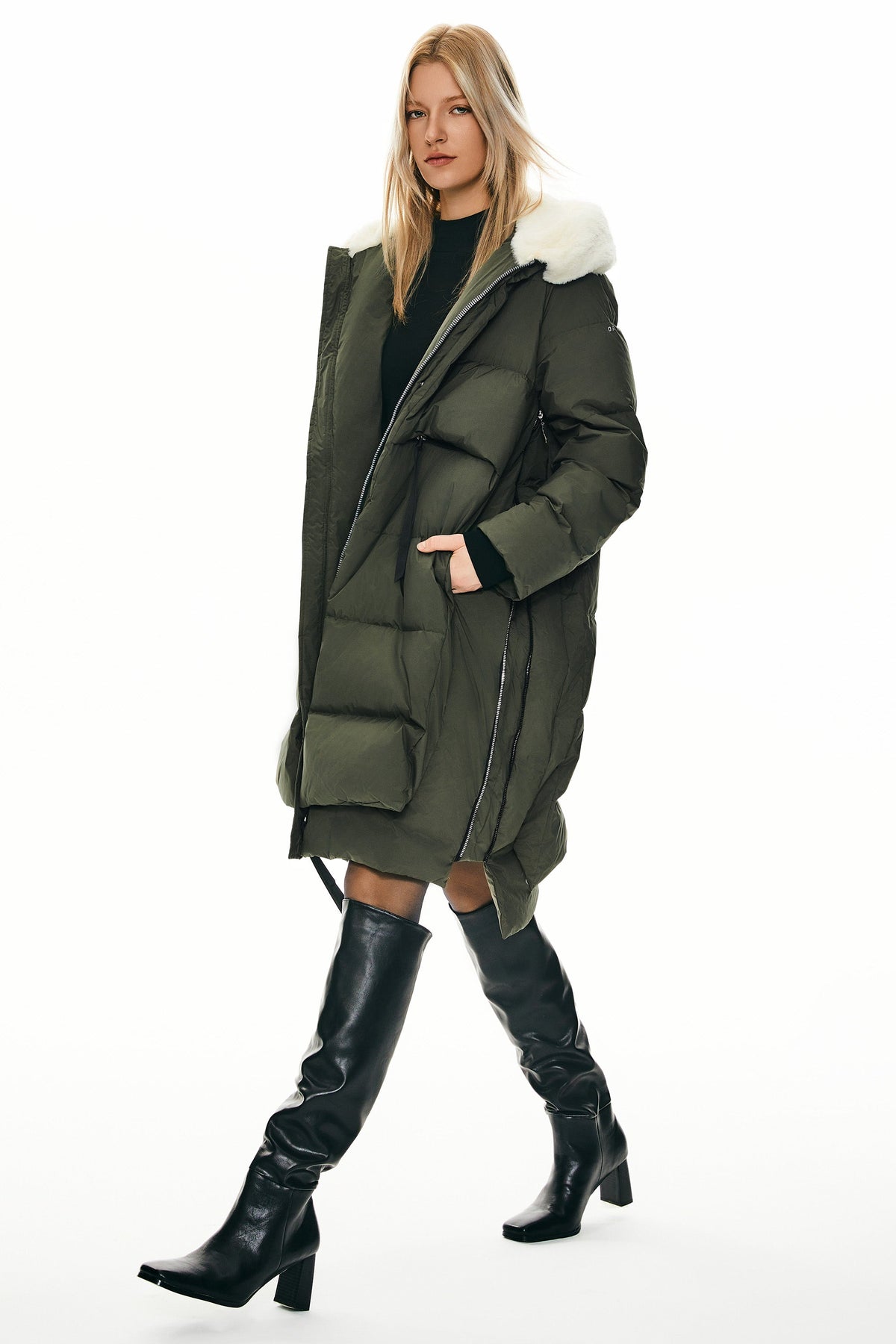 092 Universe® Long Winter Down Puffer Jacket