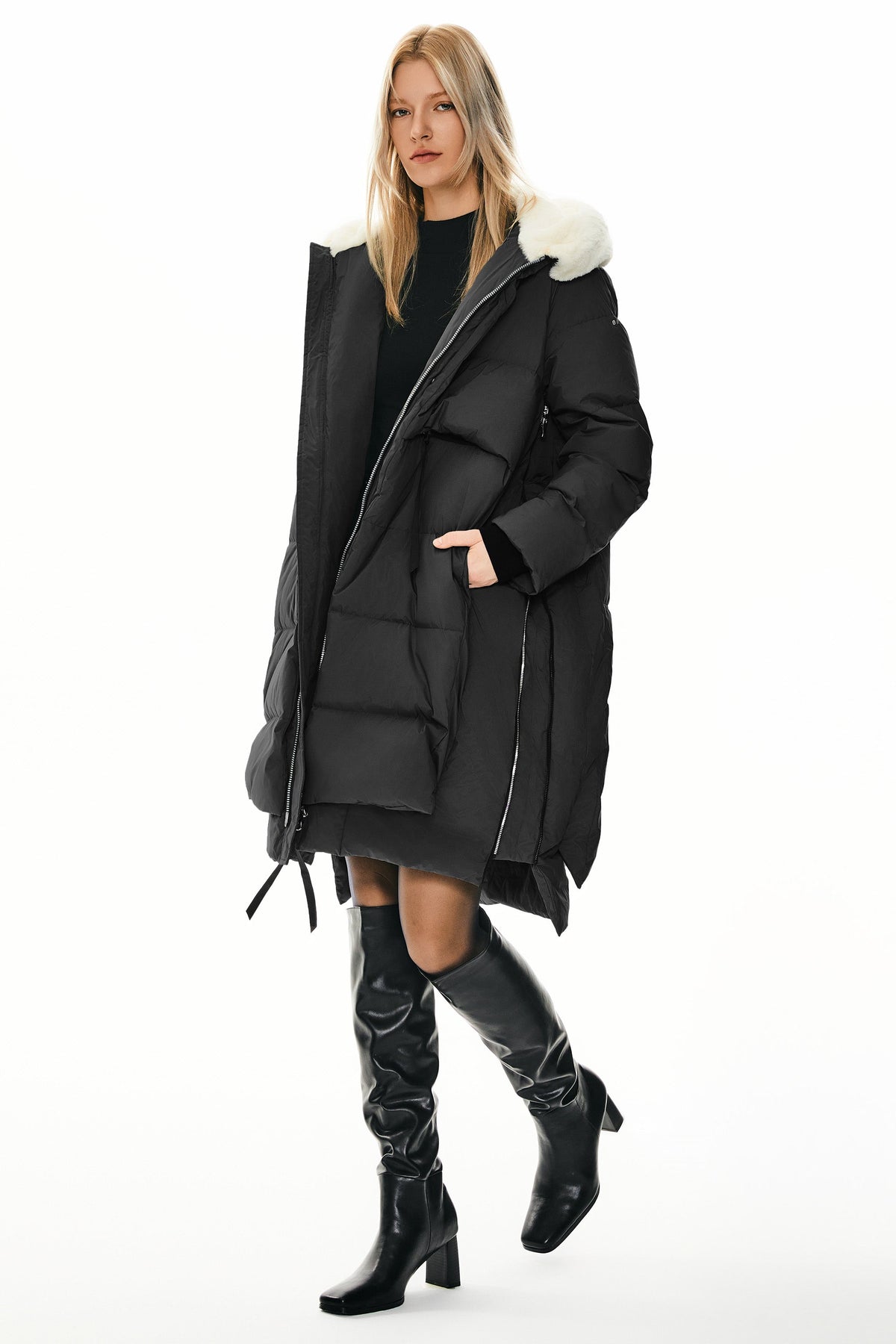 092 Universe® Long Winter Down Puffer Jacket