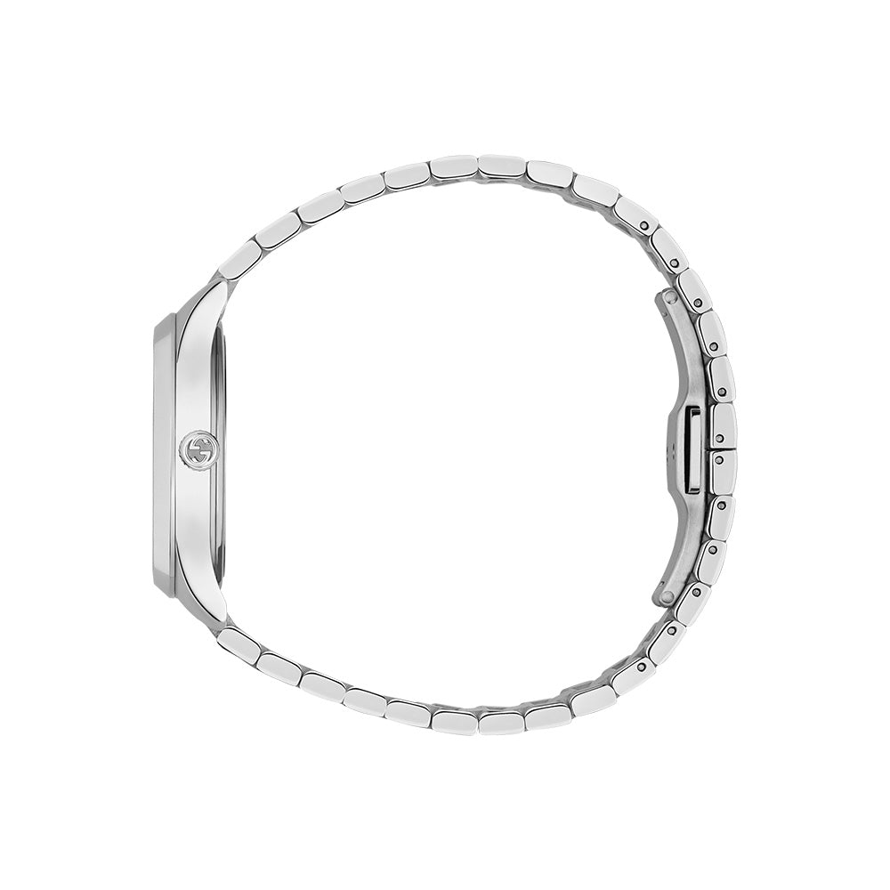 Gucci G Timeless Quartz Pink Dial Silver Steel Strap Watch for Women - YA1265033