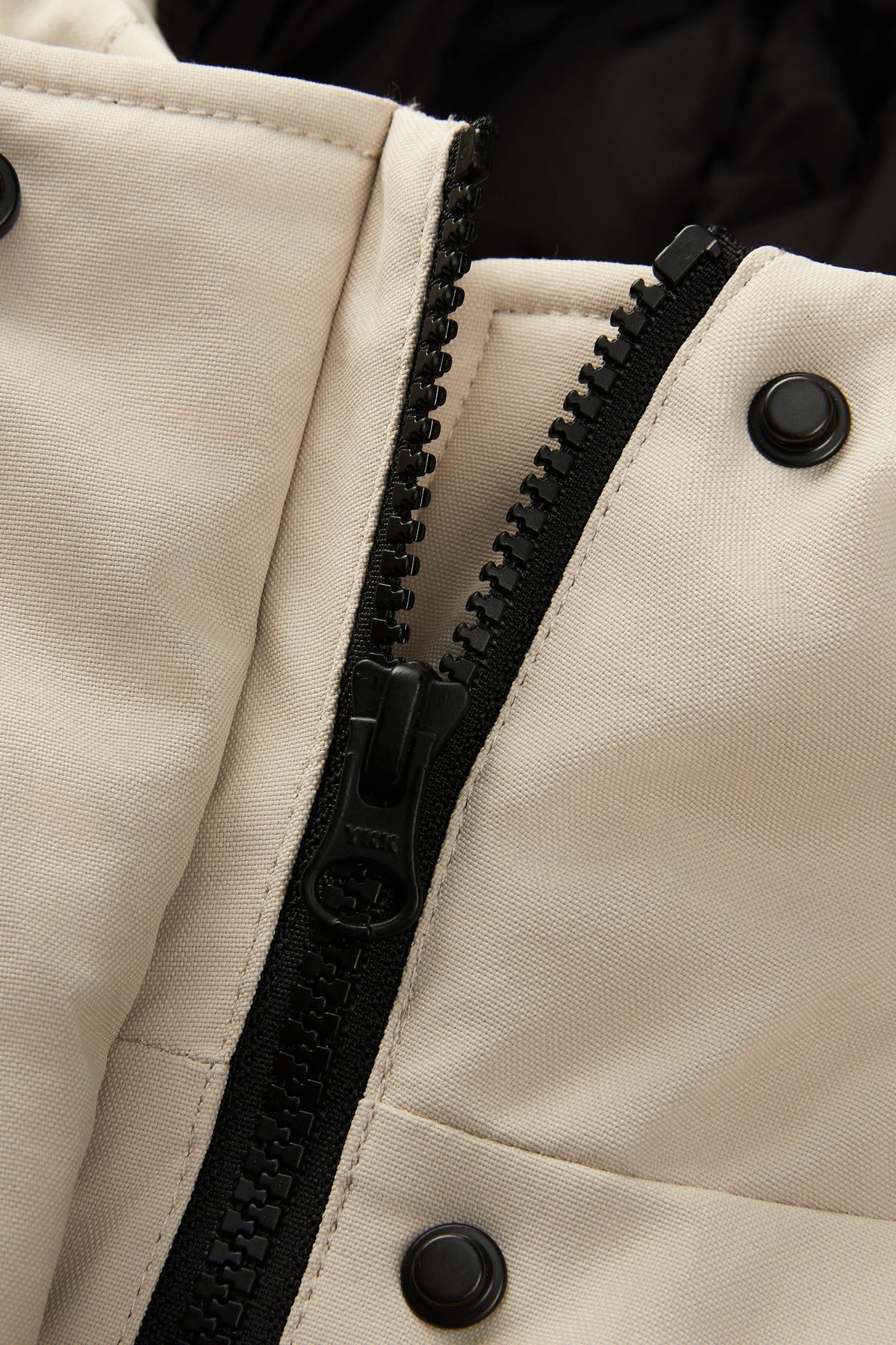 Mid-Length Windproof Parka Coat