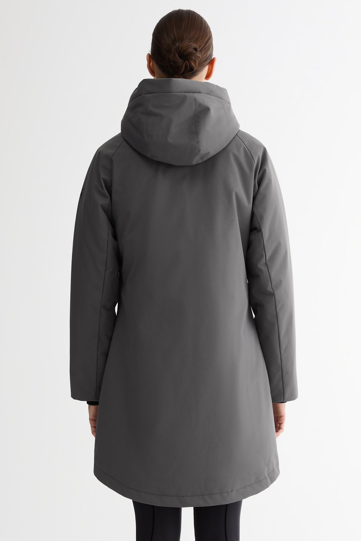 Mid-Length Windproof Parka Coat