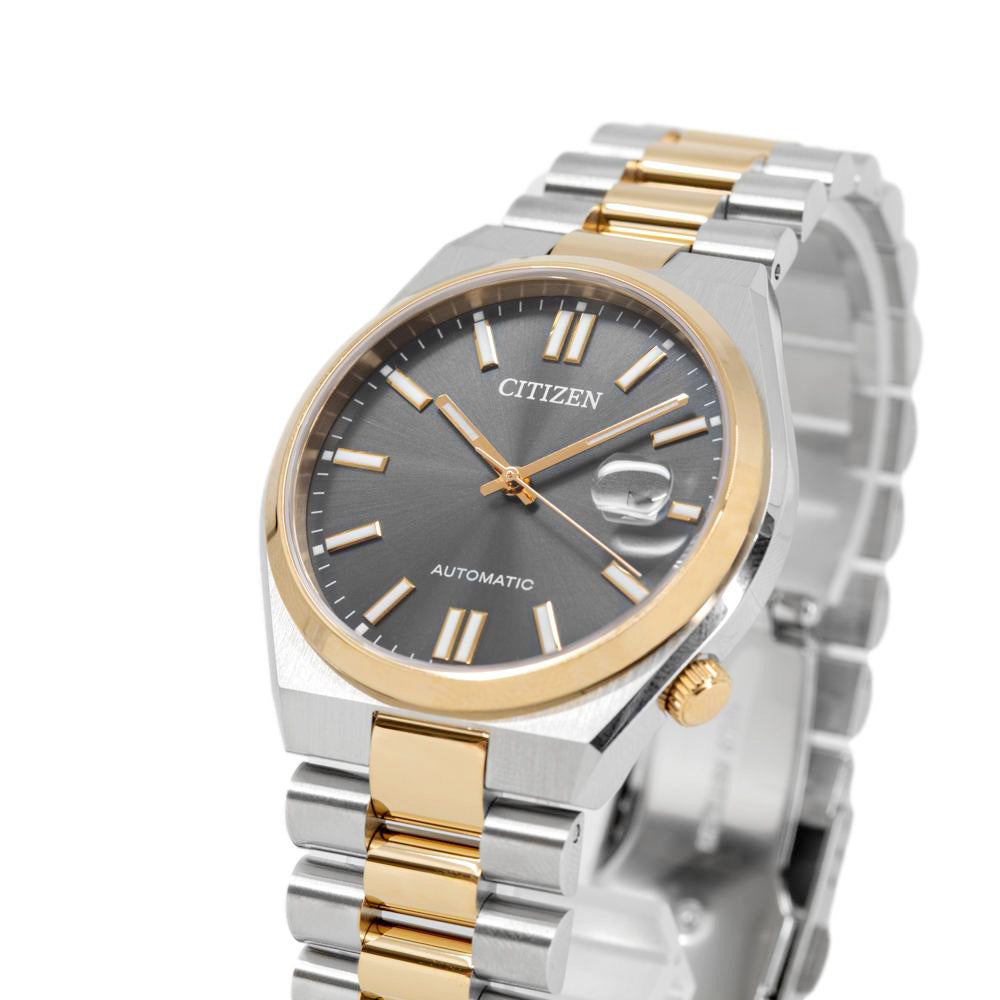 Citizen Men's NJ0154-80H Two-tone Auto Black Dial