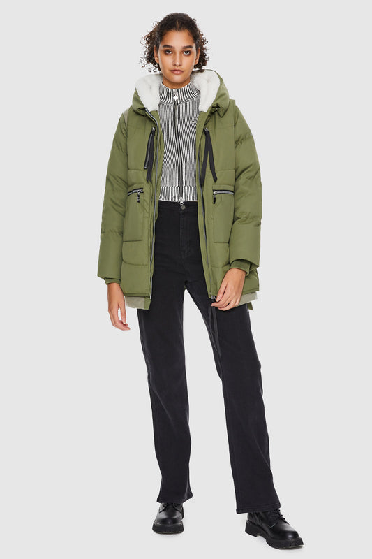 092 Universe® Thickened Puffer Down Jacket with Detachable Vest