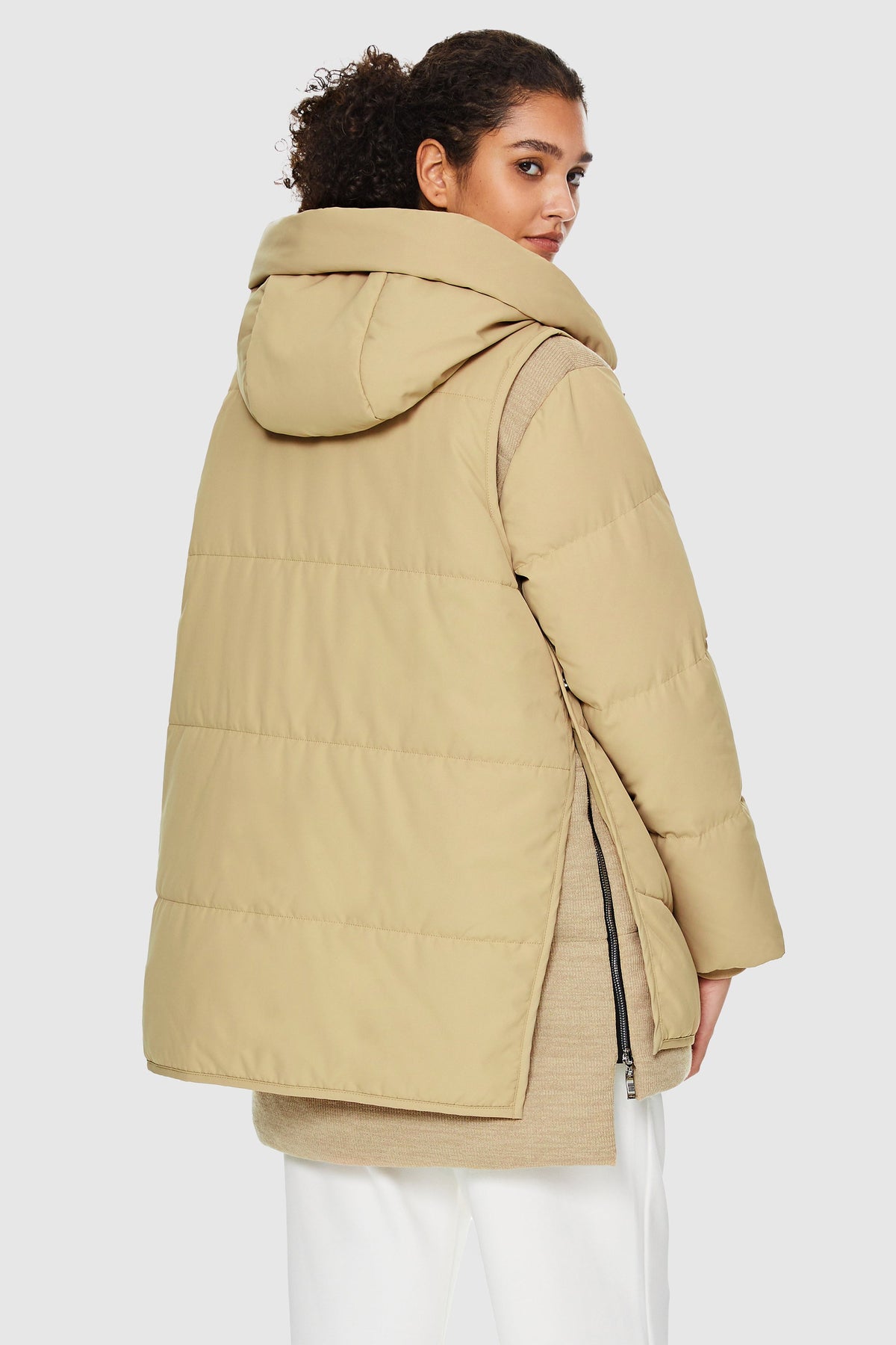 092 Universe® Thickened Puffer Down Jacket with Detachable Vest