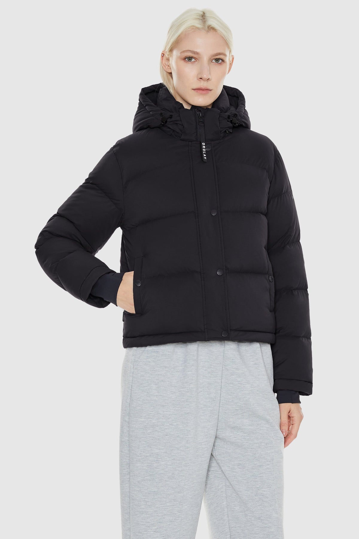 Puff-O® Cropped Down Puffer Jacket