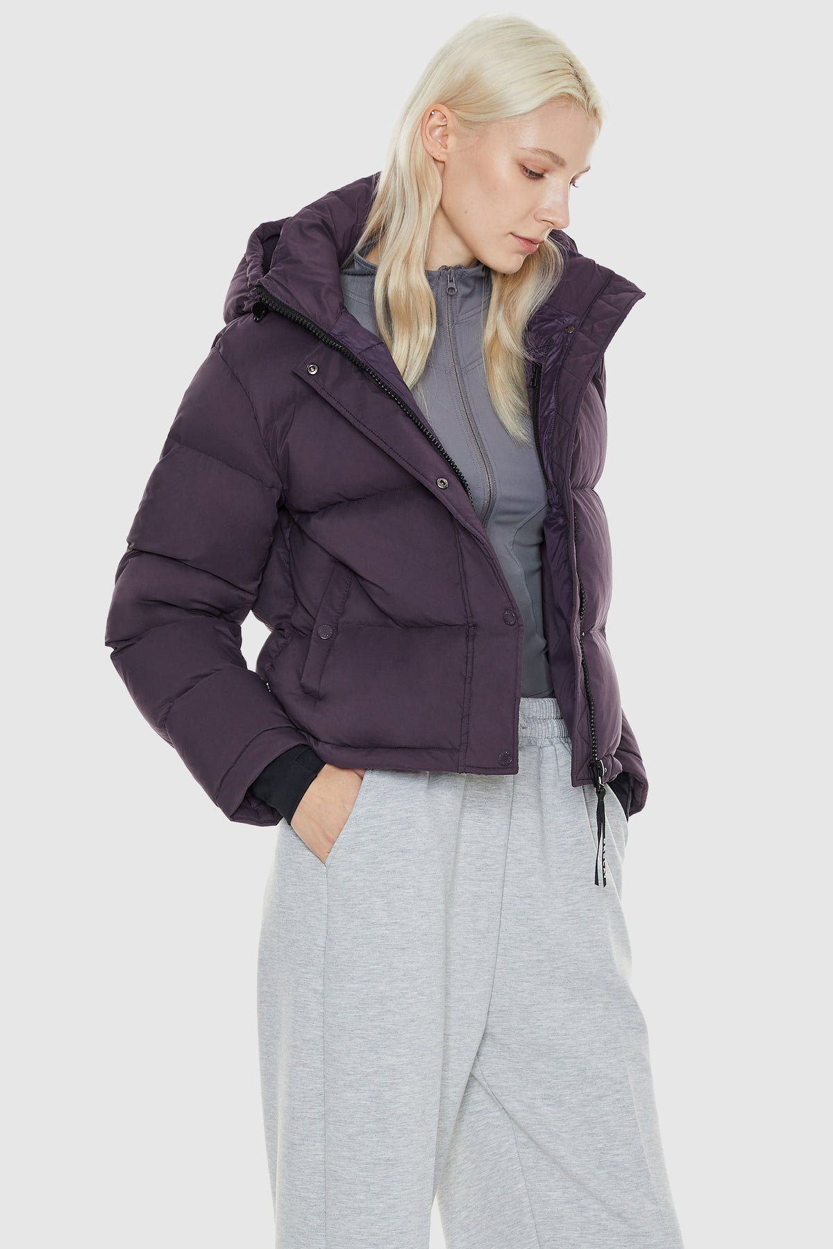 Puff-O® Cropped Down Puffer Jacket