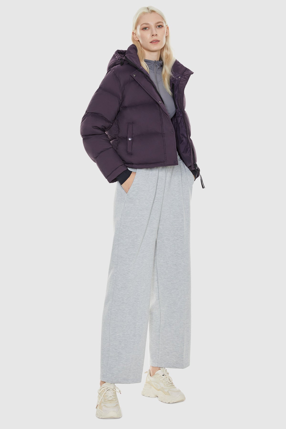 Puff-O® Cropped Down Puffer Jacket