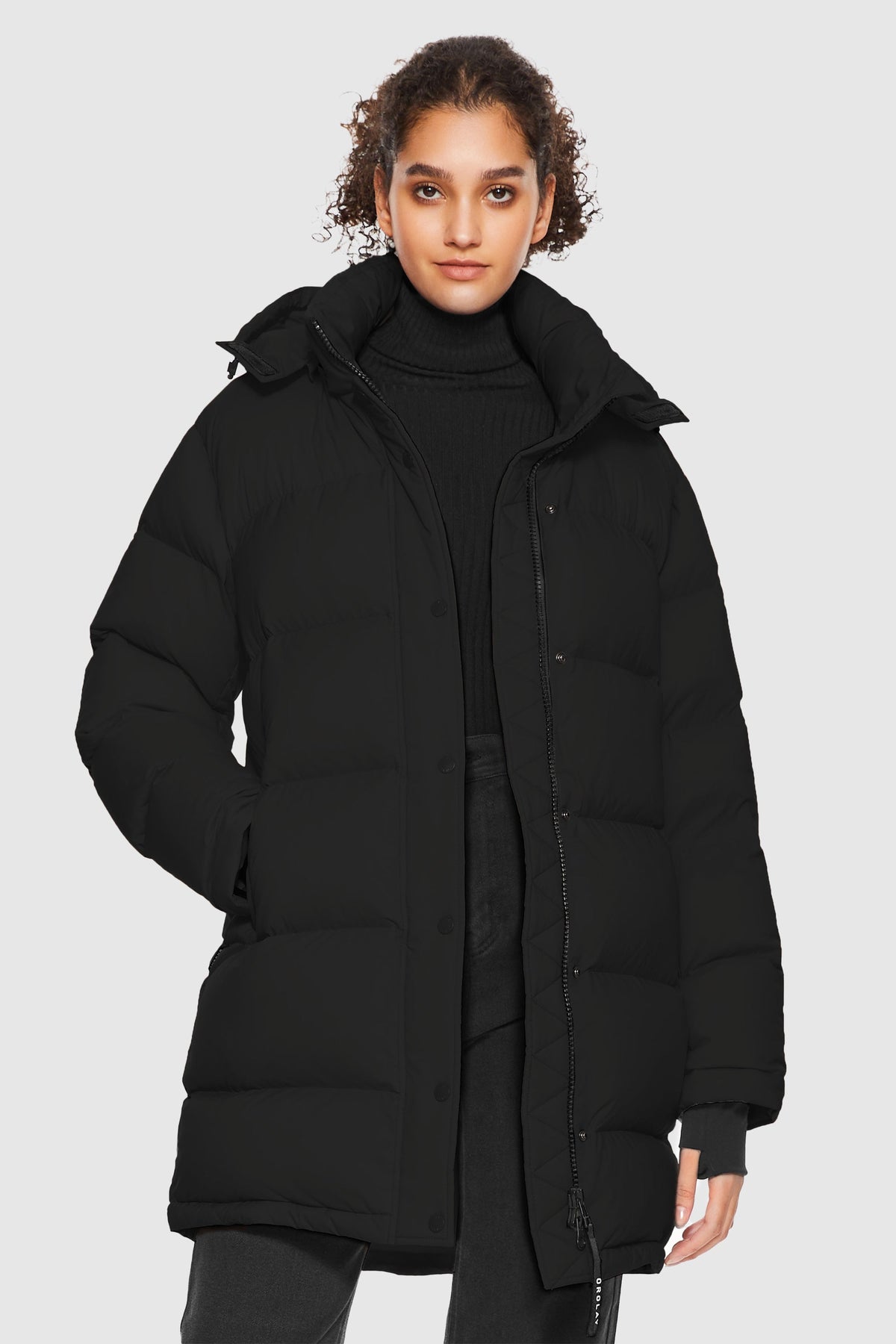 Puff-O® Hip-Length Down Puffer Jacket