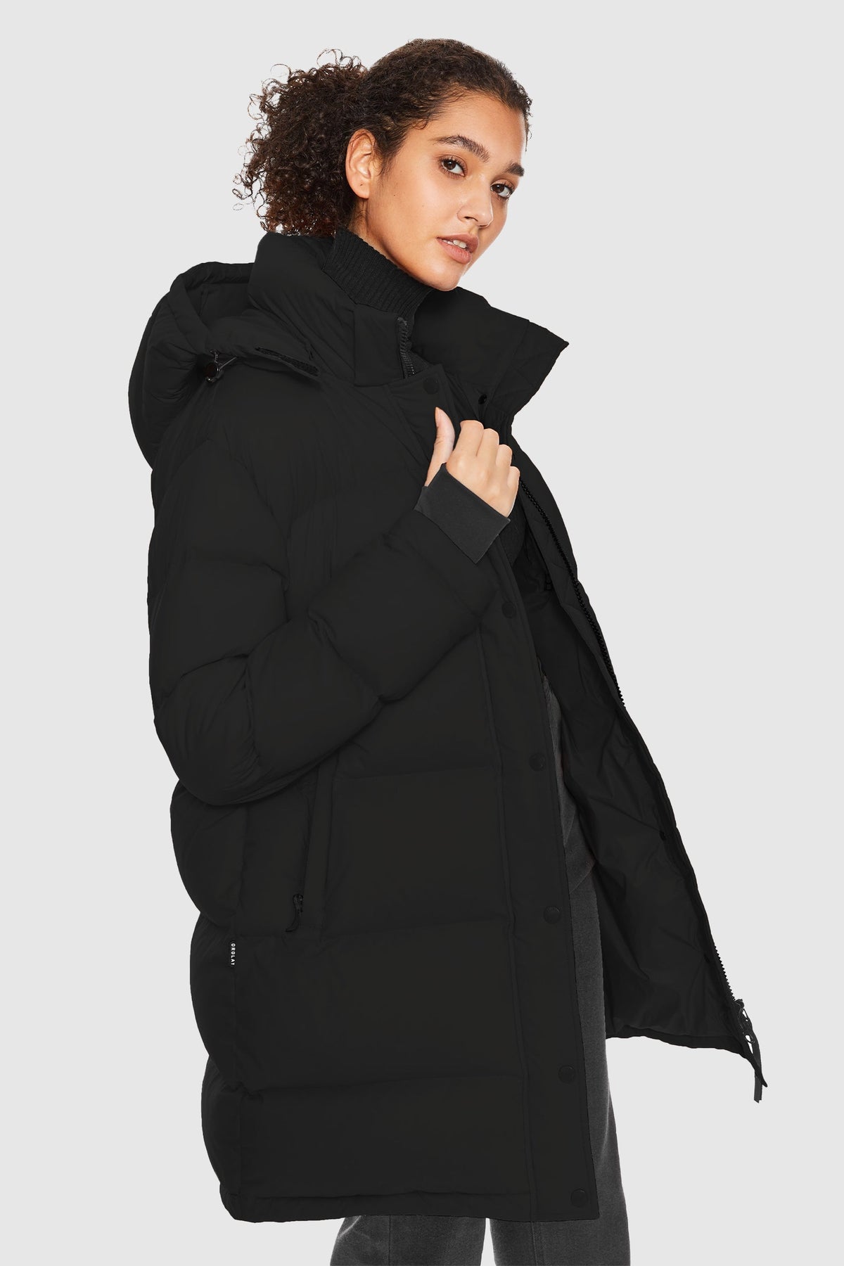 Puff-O® Hip-Length Down Puffer Jacket