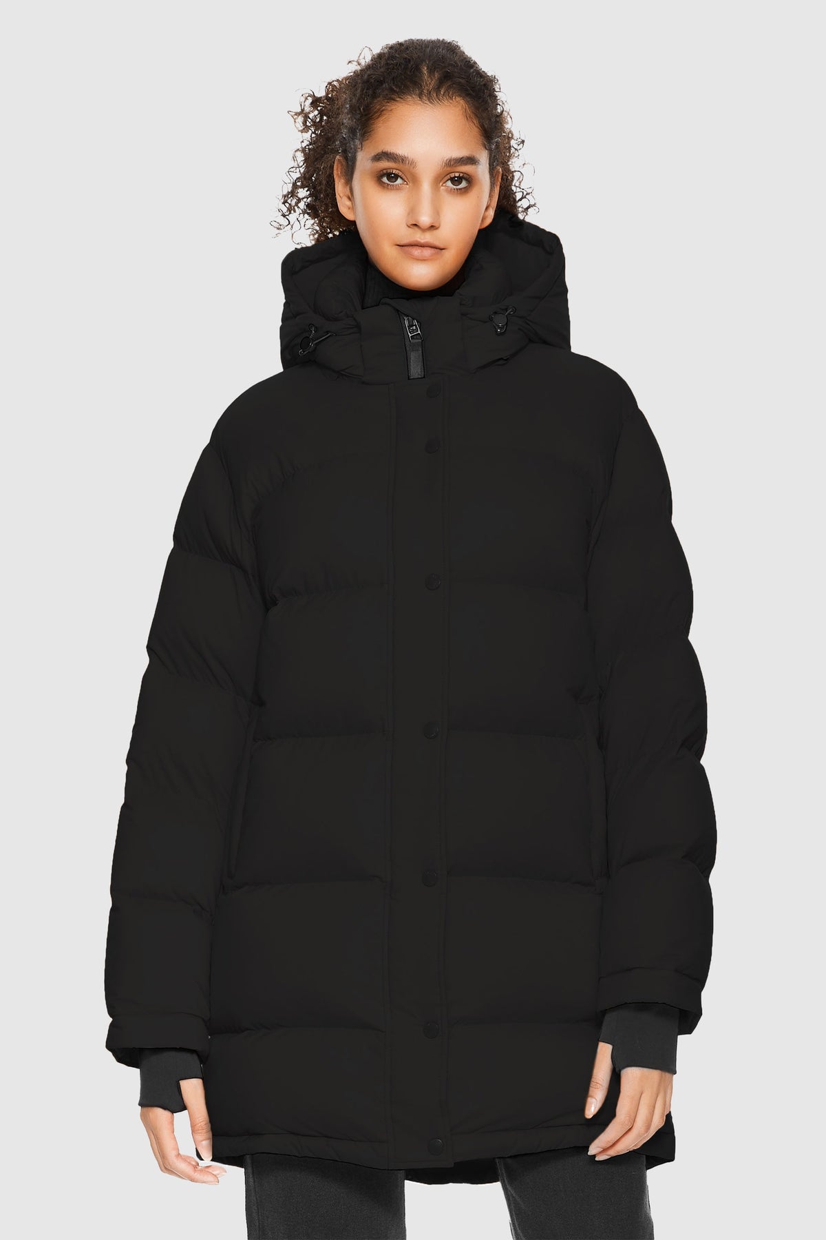 Puff-O® Hip-Length Down Puffer Jacket