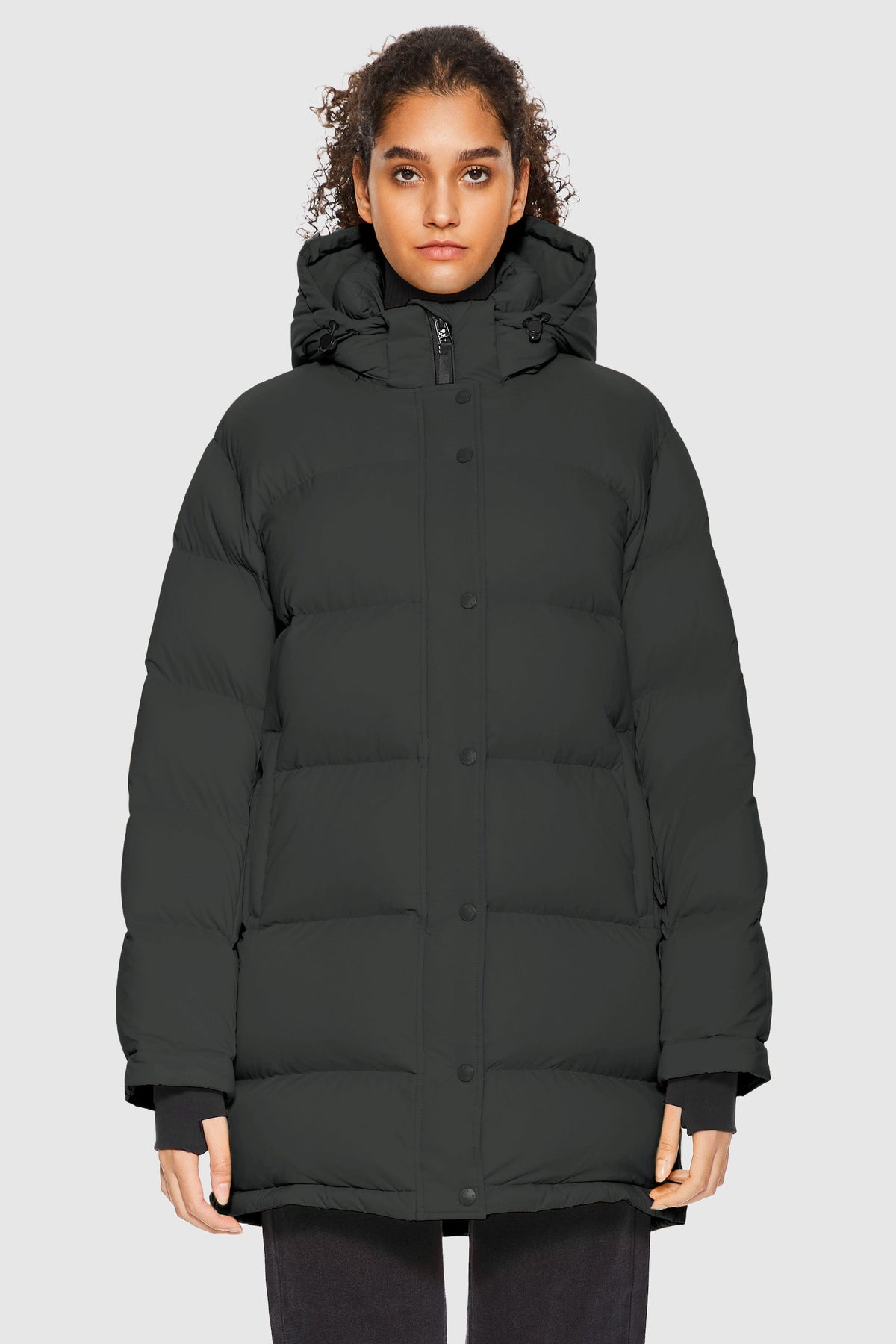Puff-O® Hip-Length Down Puffer Jacket