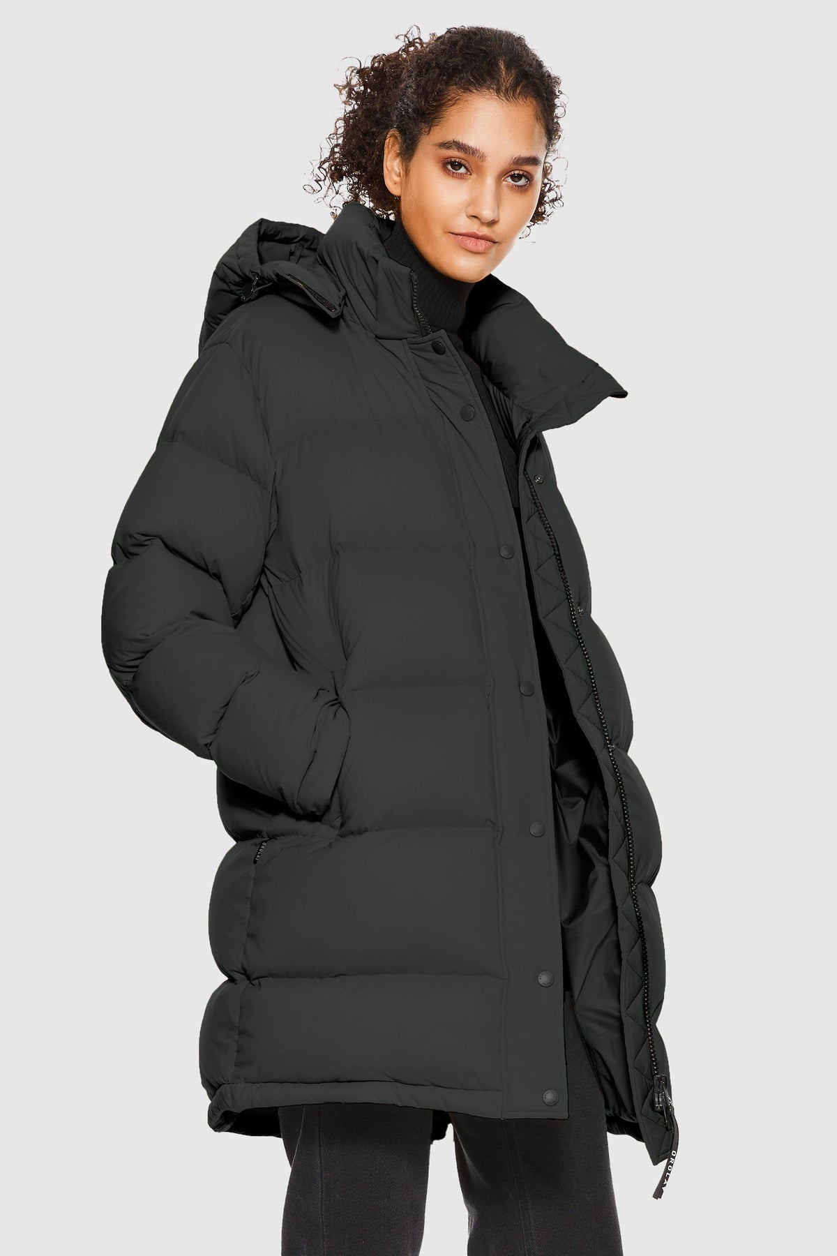 Puff-O® Hip-Length Down Puffer Jacket