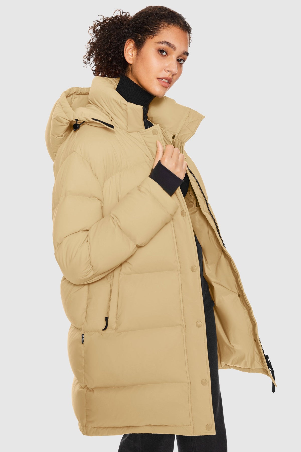 Puff-O® Hip-Length Down Puffer Jacket