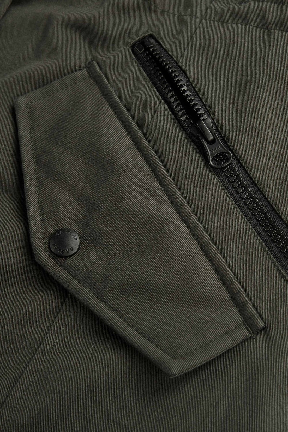 Fleece-Lined Hooded Parka Jacket with Pockets