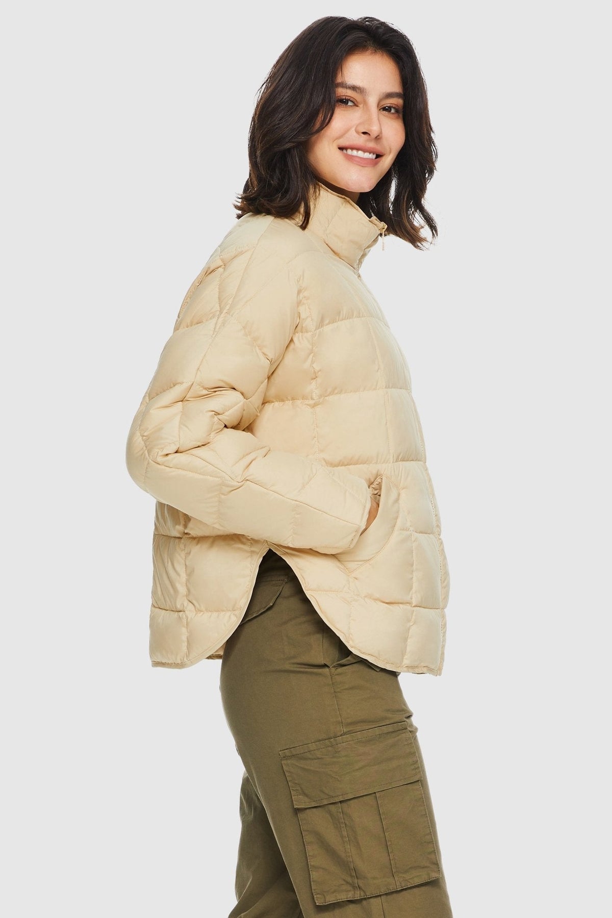Oversized Lightweight Insulated Down Puffer Jacket