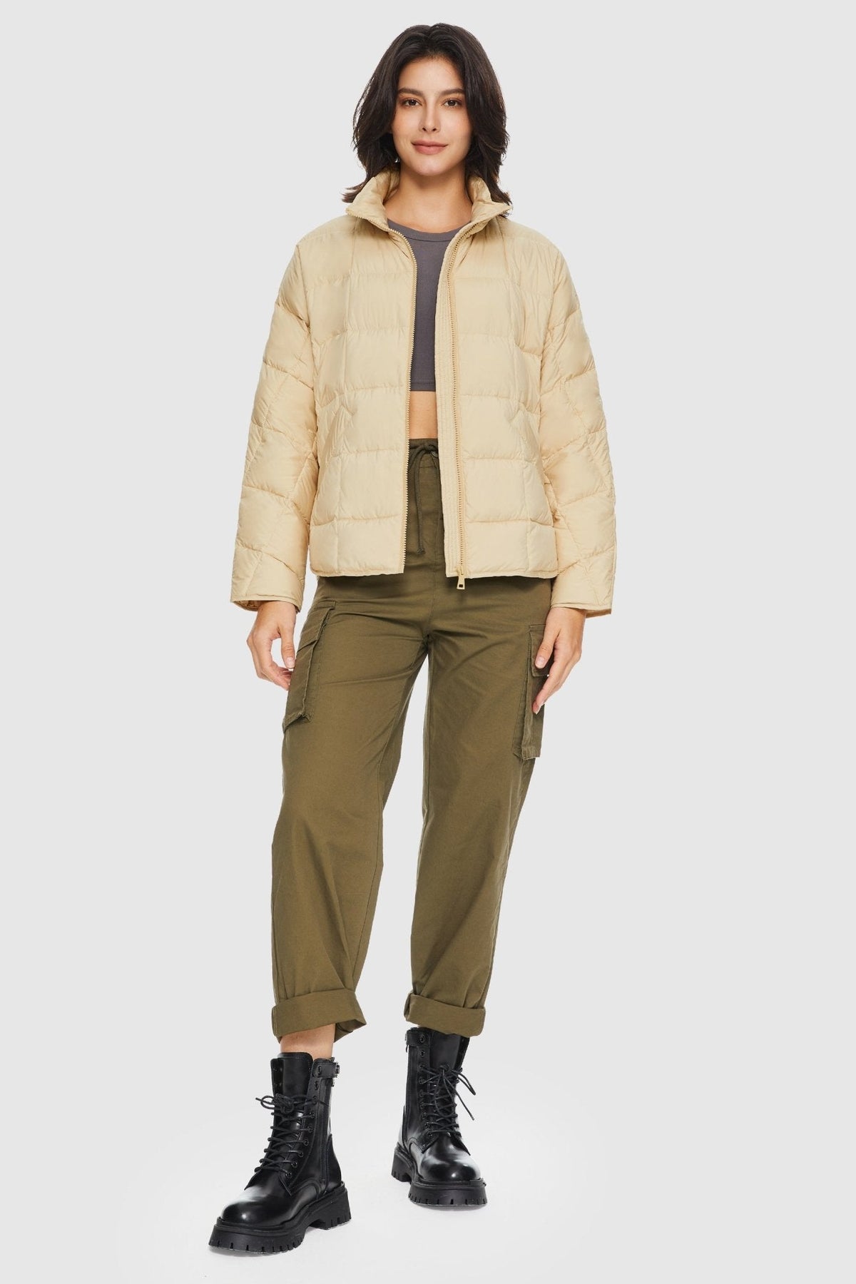 Oversized Lightweight Insulated Down Puffer Jacket