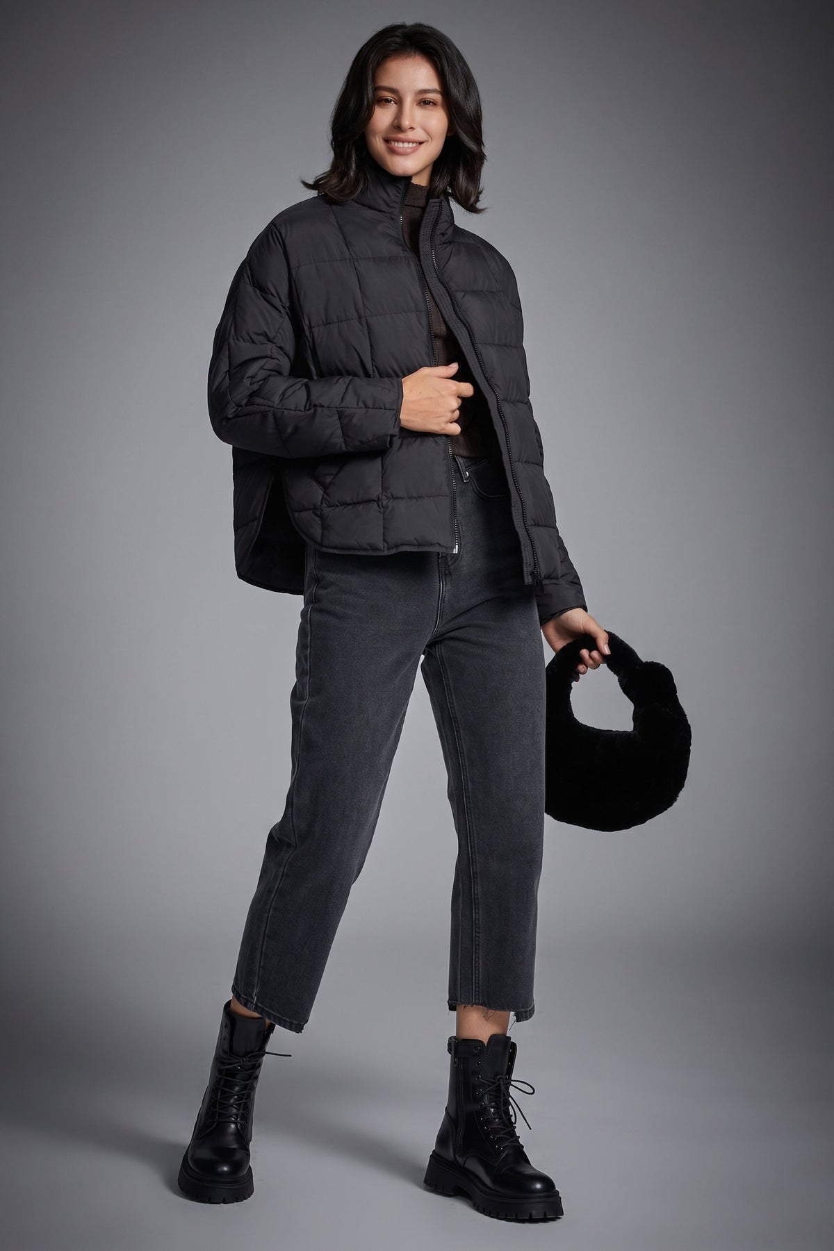 Oversized Lightweight Insulated Down Puffer Jacket
