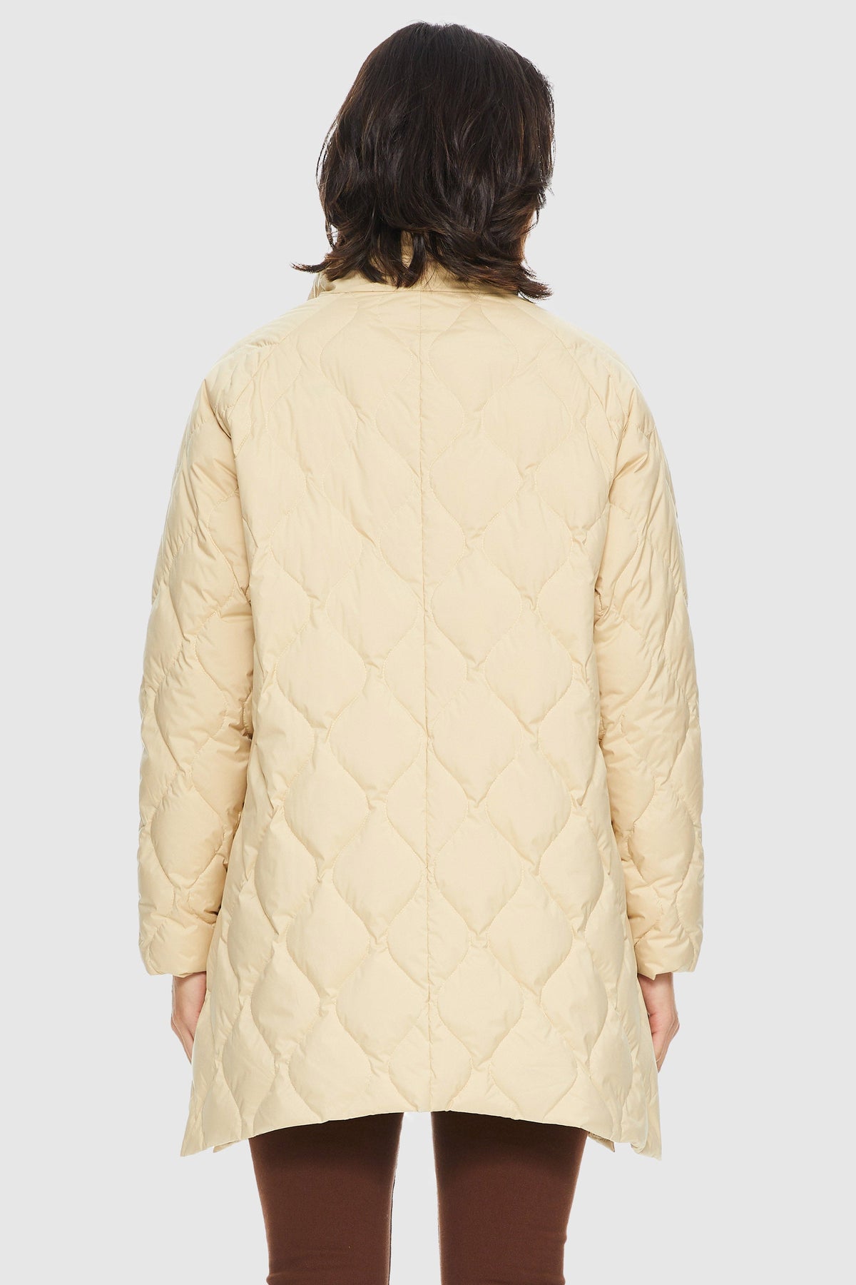 Oversized Quilted Lightweight Down Puffer Jacket