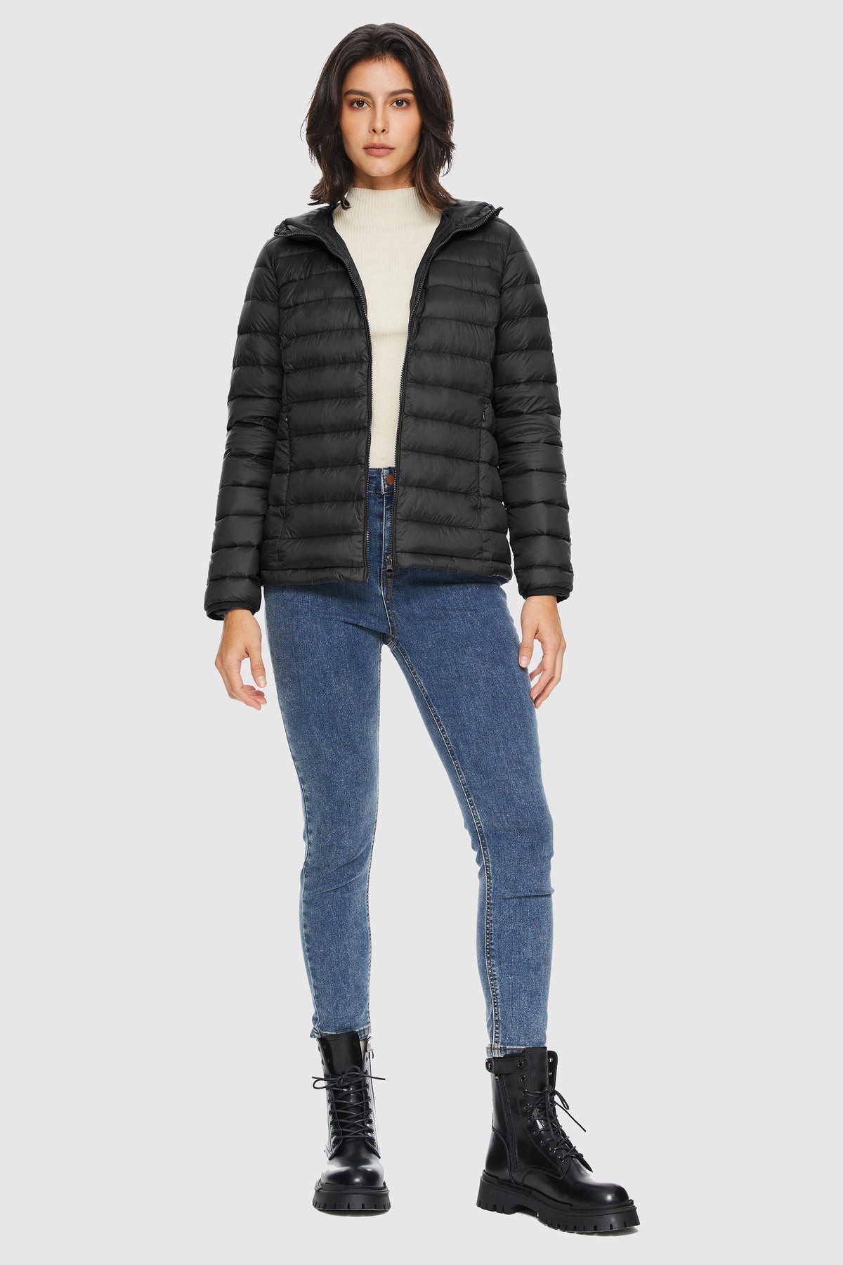 Lightweight Packable Down Jacket with hood