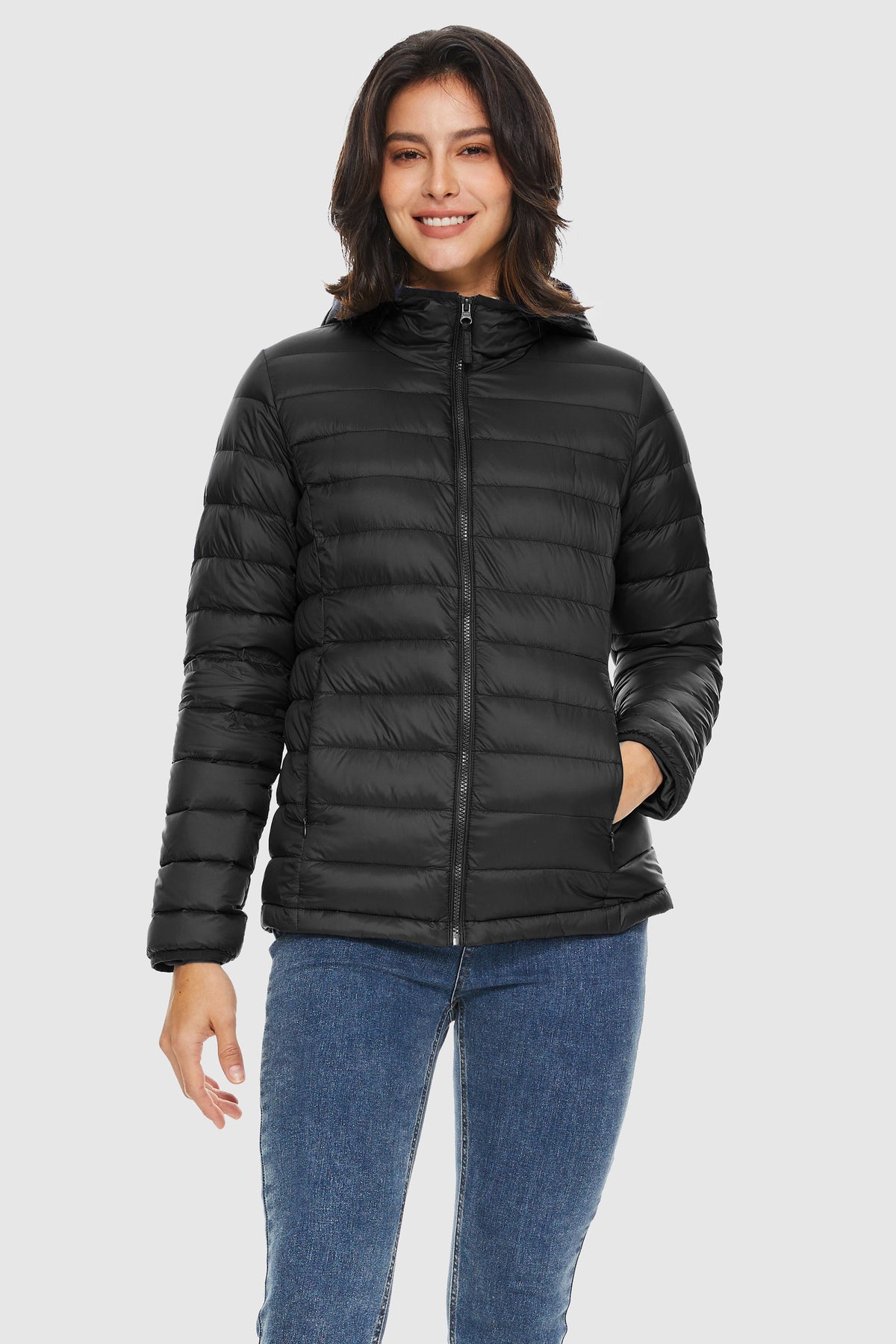 Lightweight Packable Down Jacket with hood