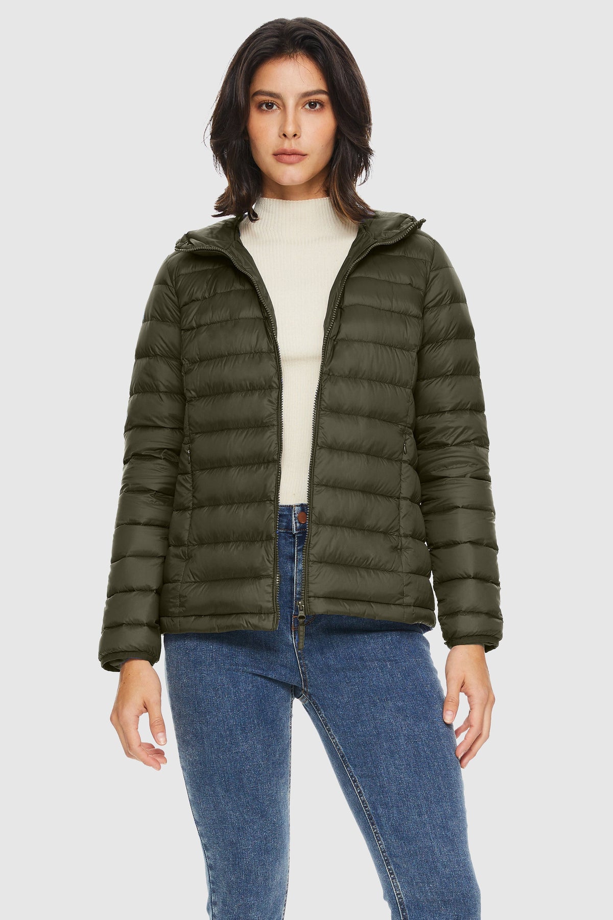 Lightweight Packable Down Jacket with hood