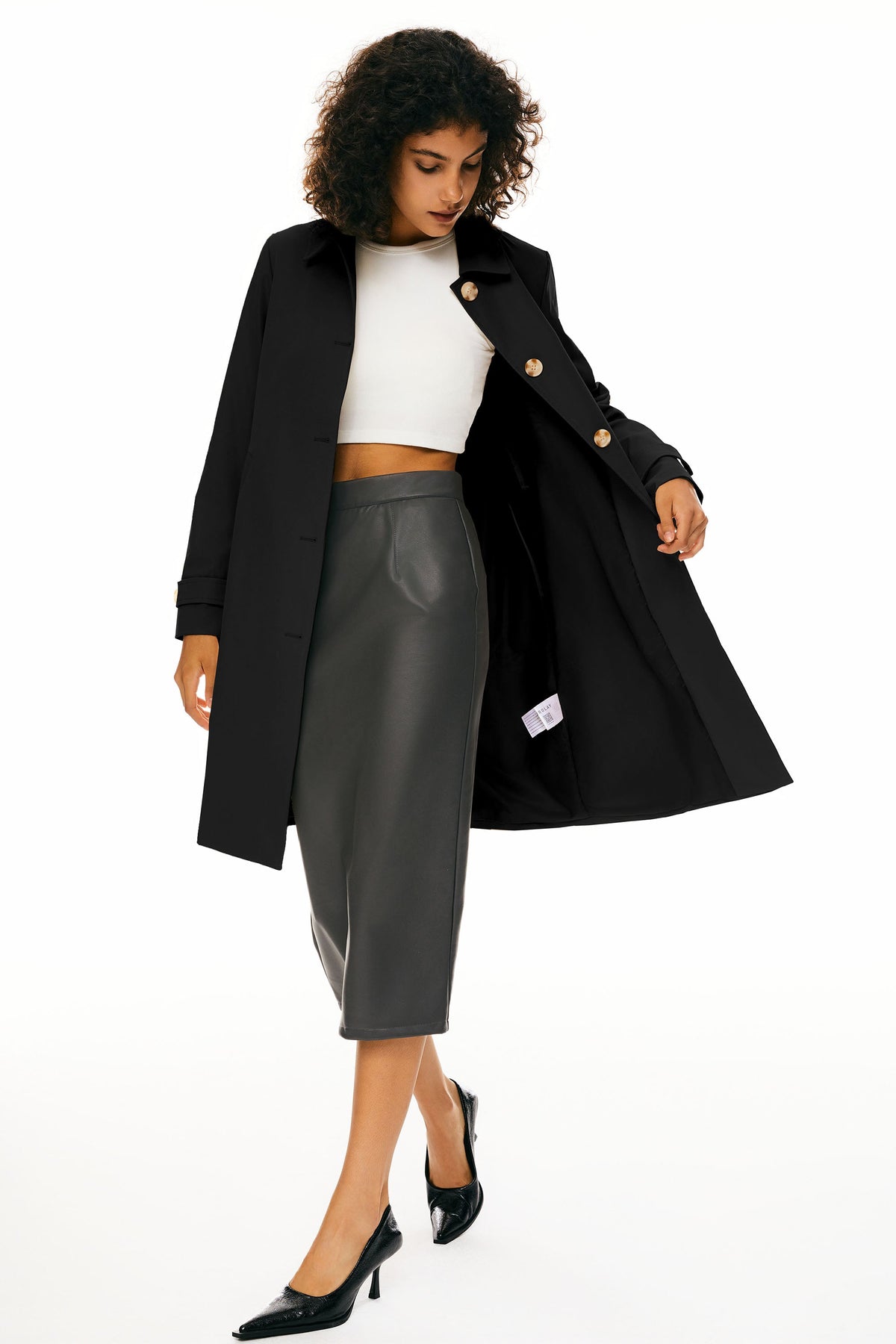 Single-Breasted Trench Coat