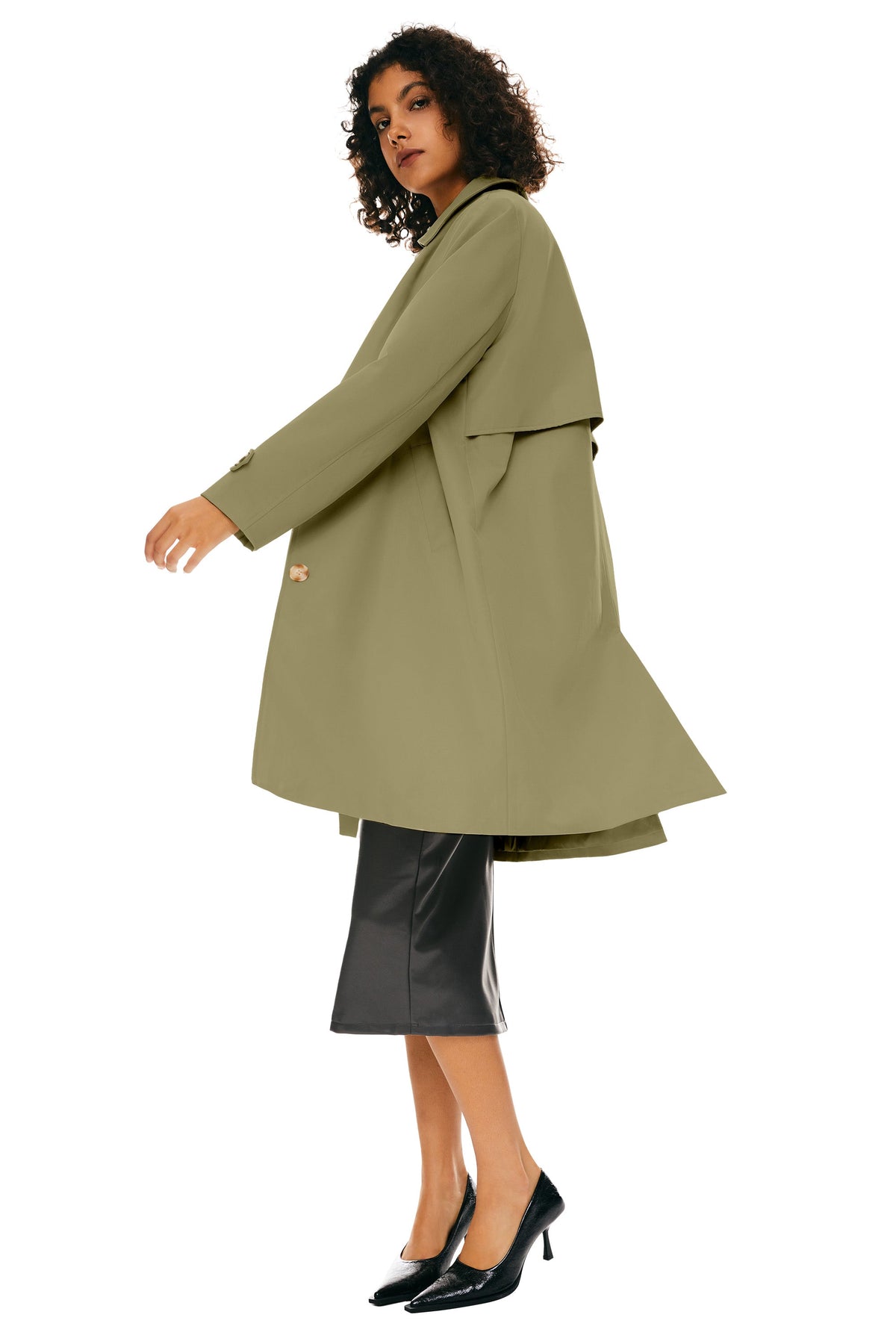 Single-Breasted Trench Coat