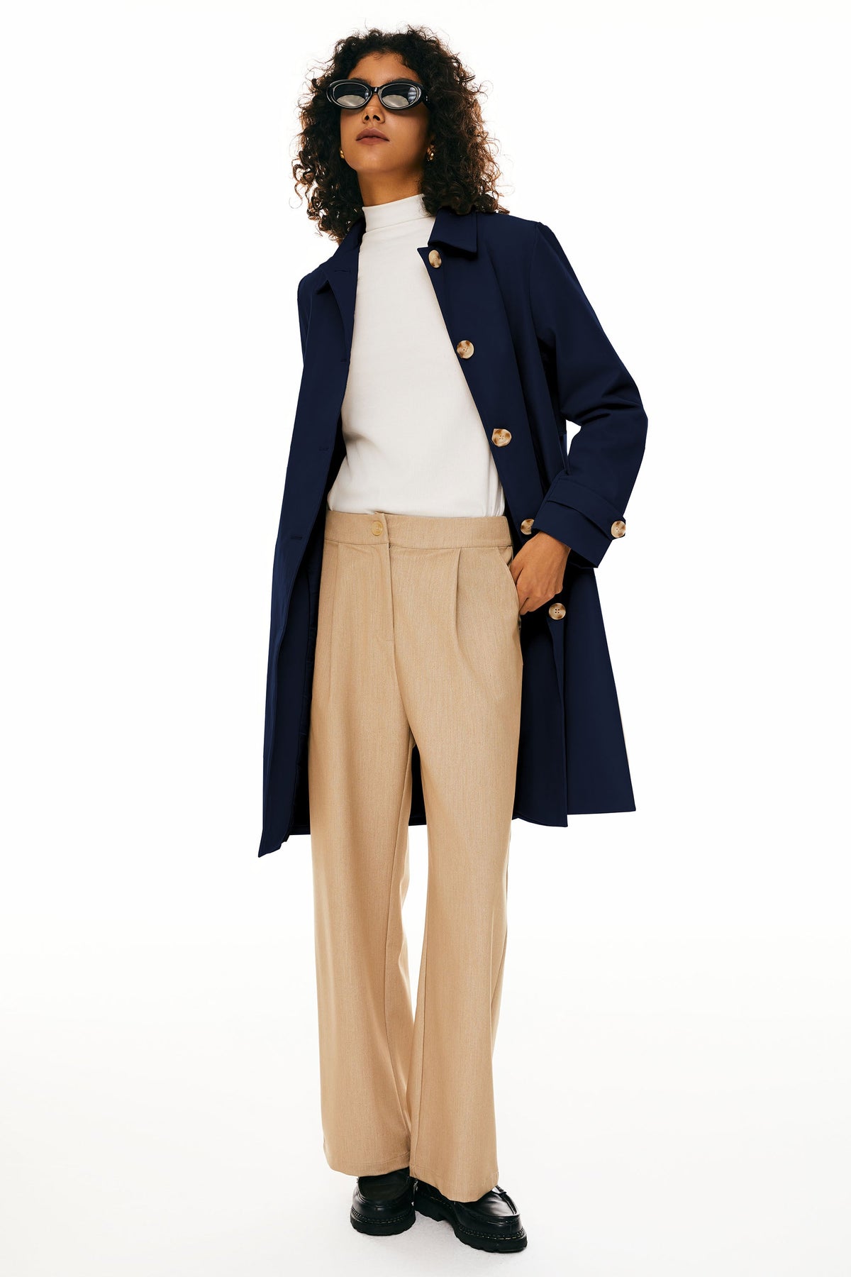 Single-Breasted Trench Coat