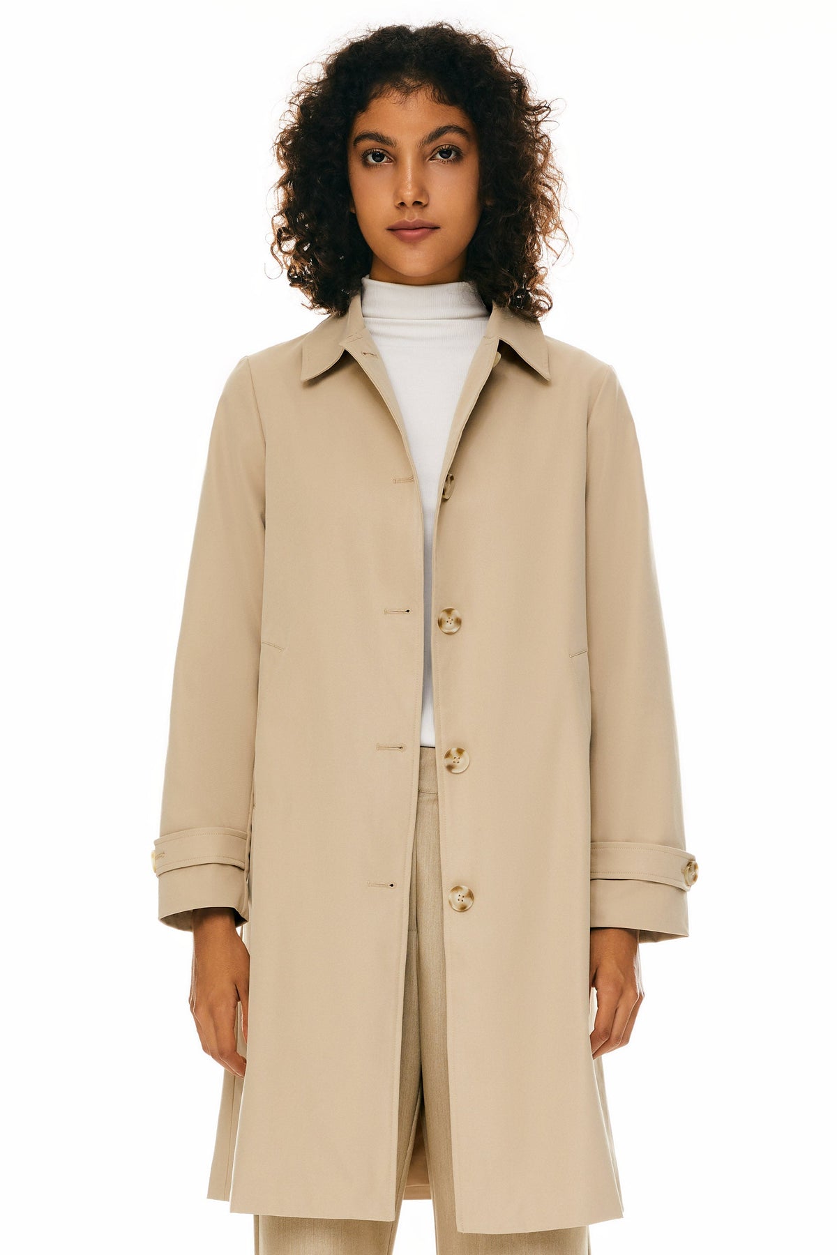 Single-Breasted Trench Coat