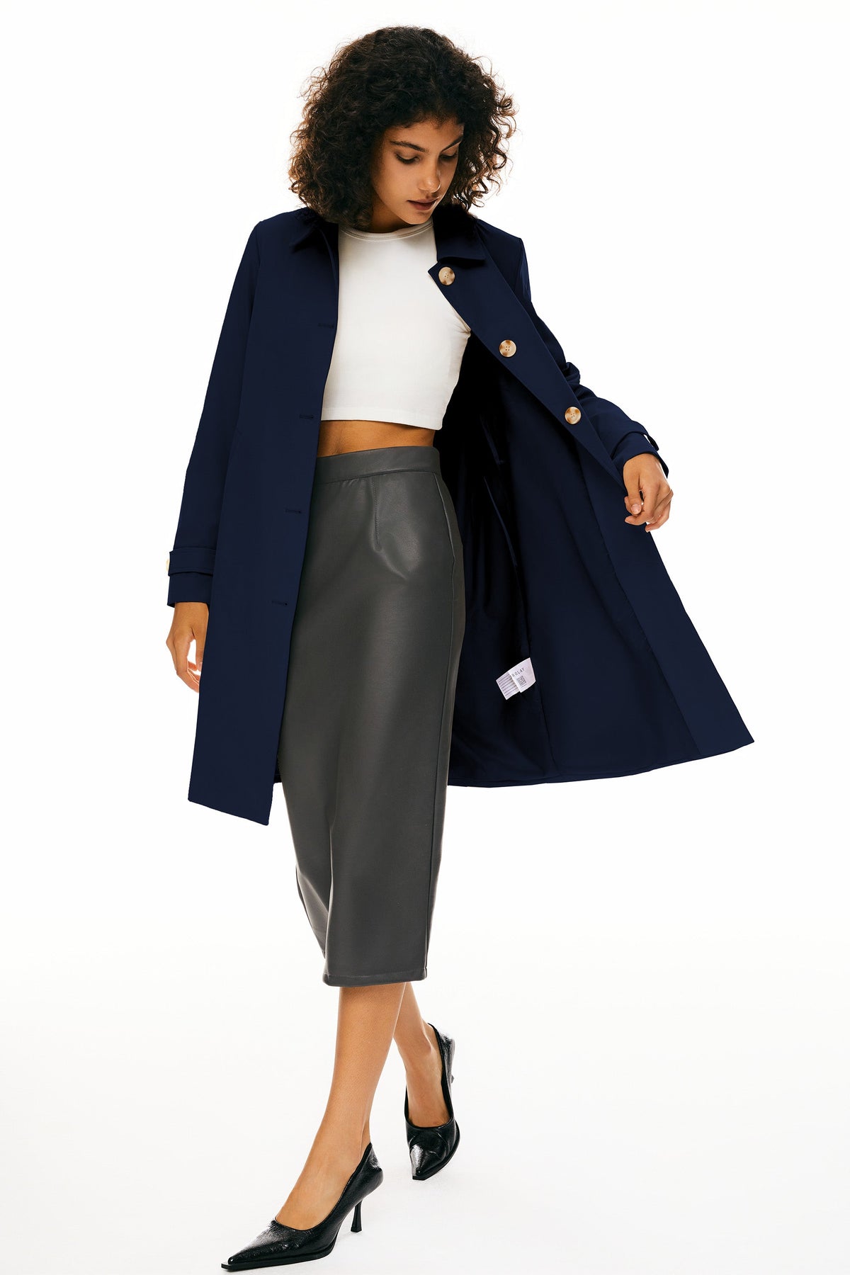 Single-Breasted Trench Coat