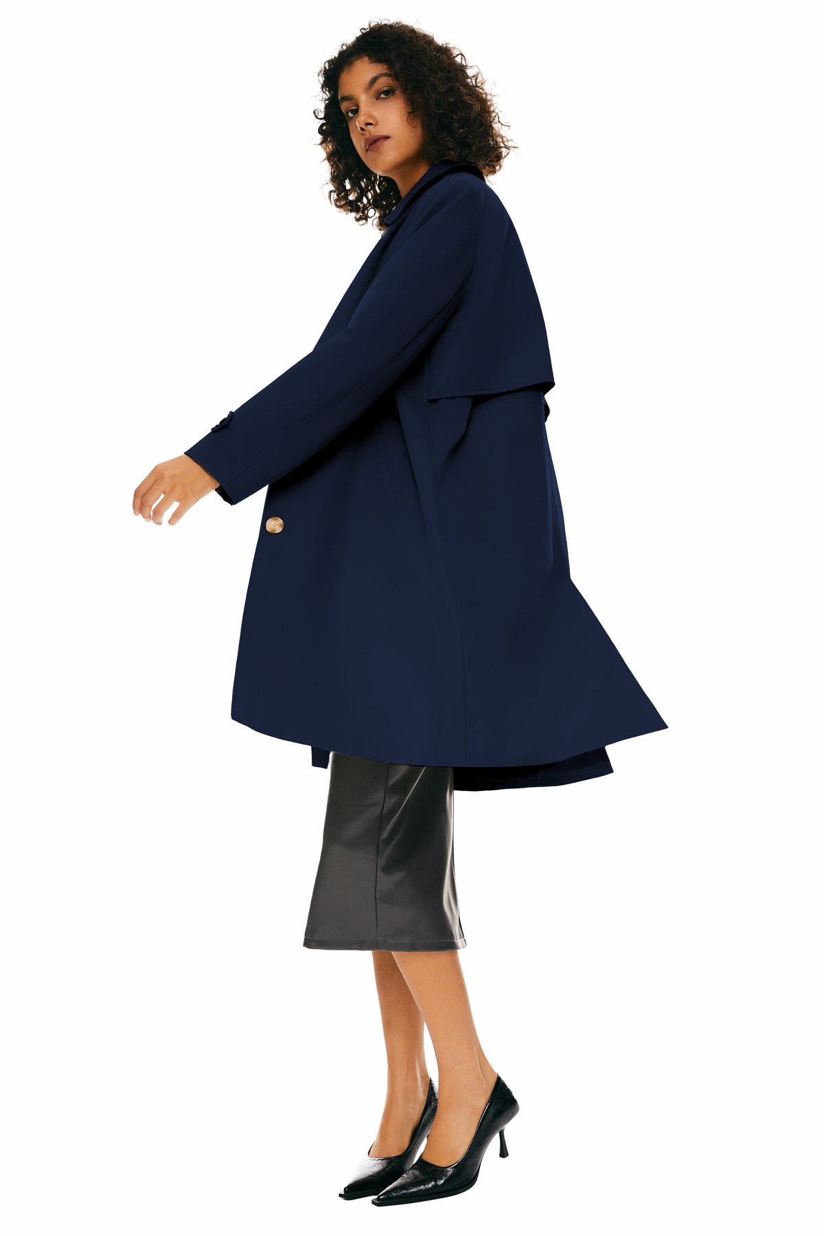 Single-Breasted Trench Coat