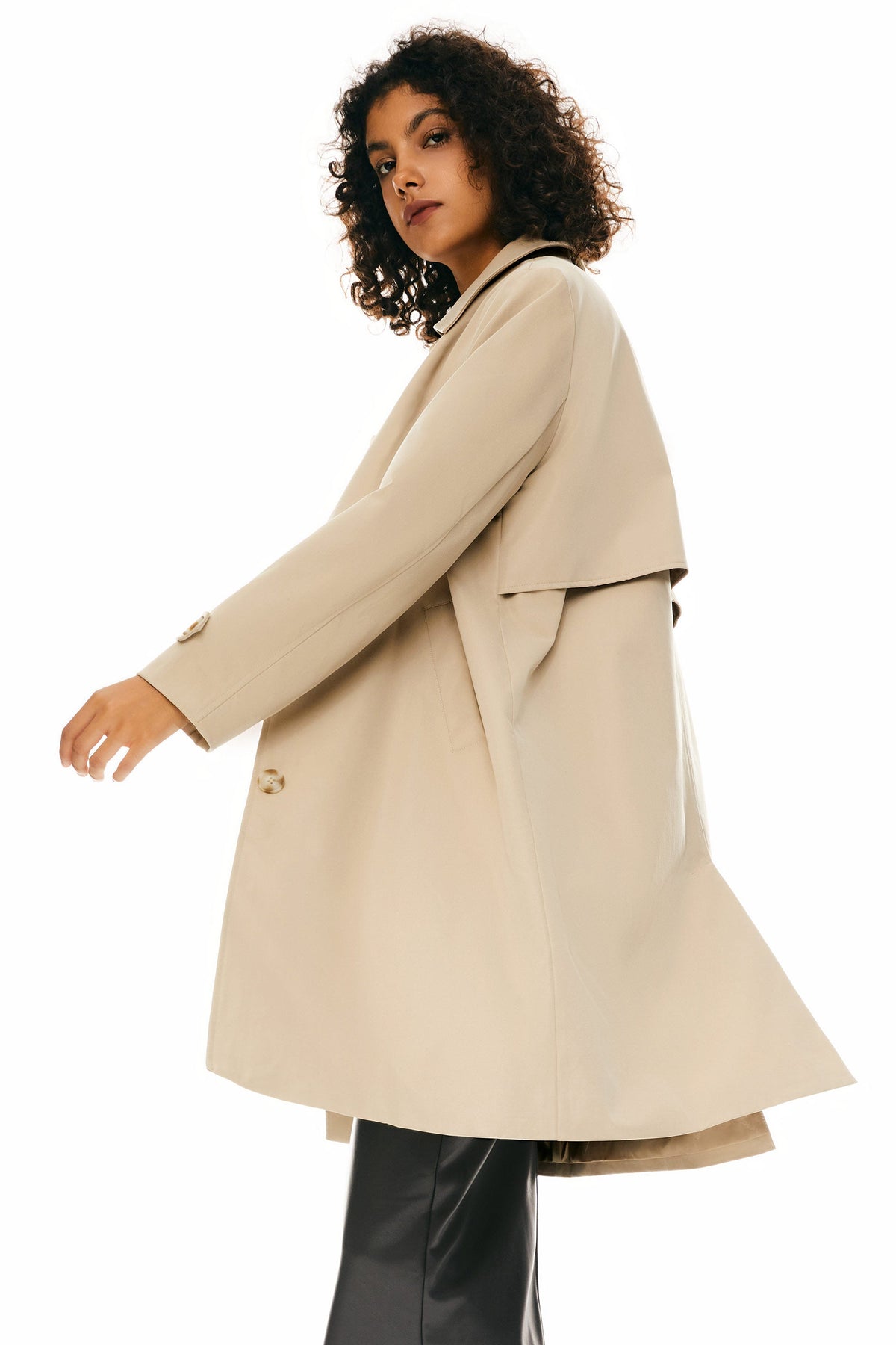 Single-Breasted Trench Coat