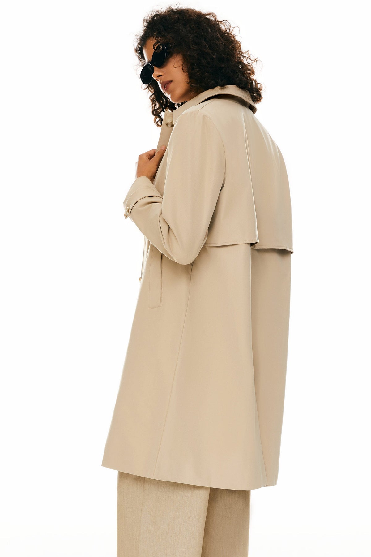 Single-Breasted Trench Coat