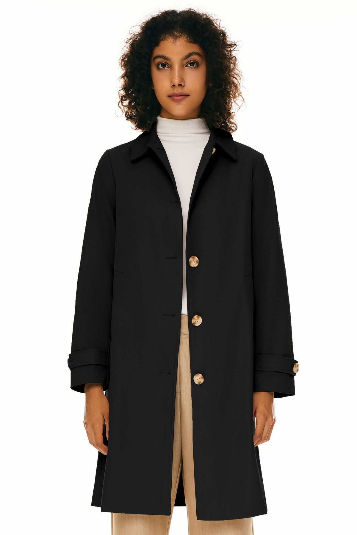 Single-Breasted Trench Coat
