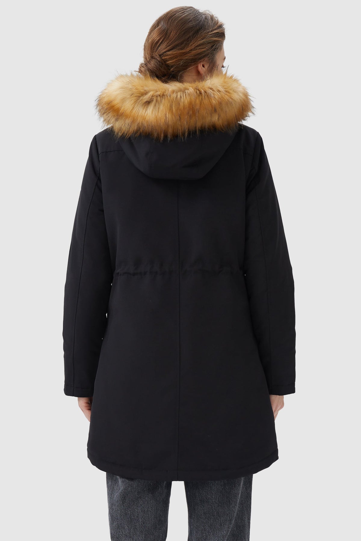 Thickened Fleece Lined Parka Jacket