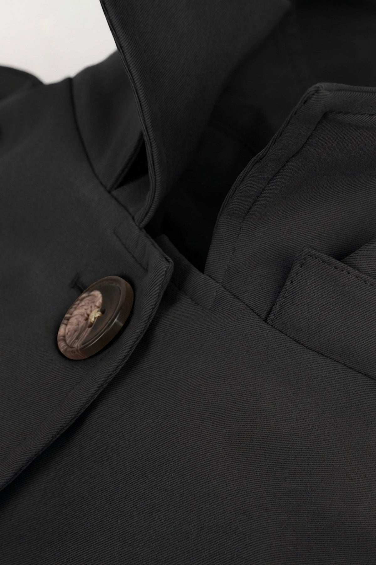 Single-Breasted Trench Coat