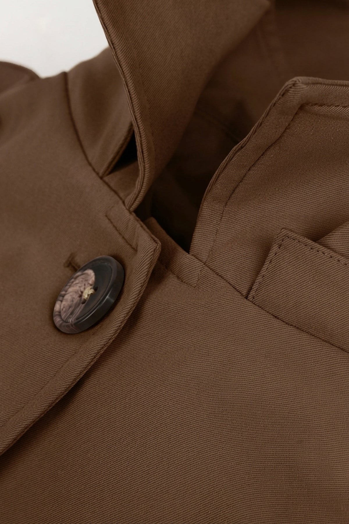 Single-Breasted Trench Coat