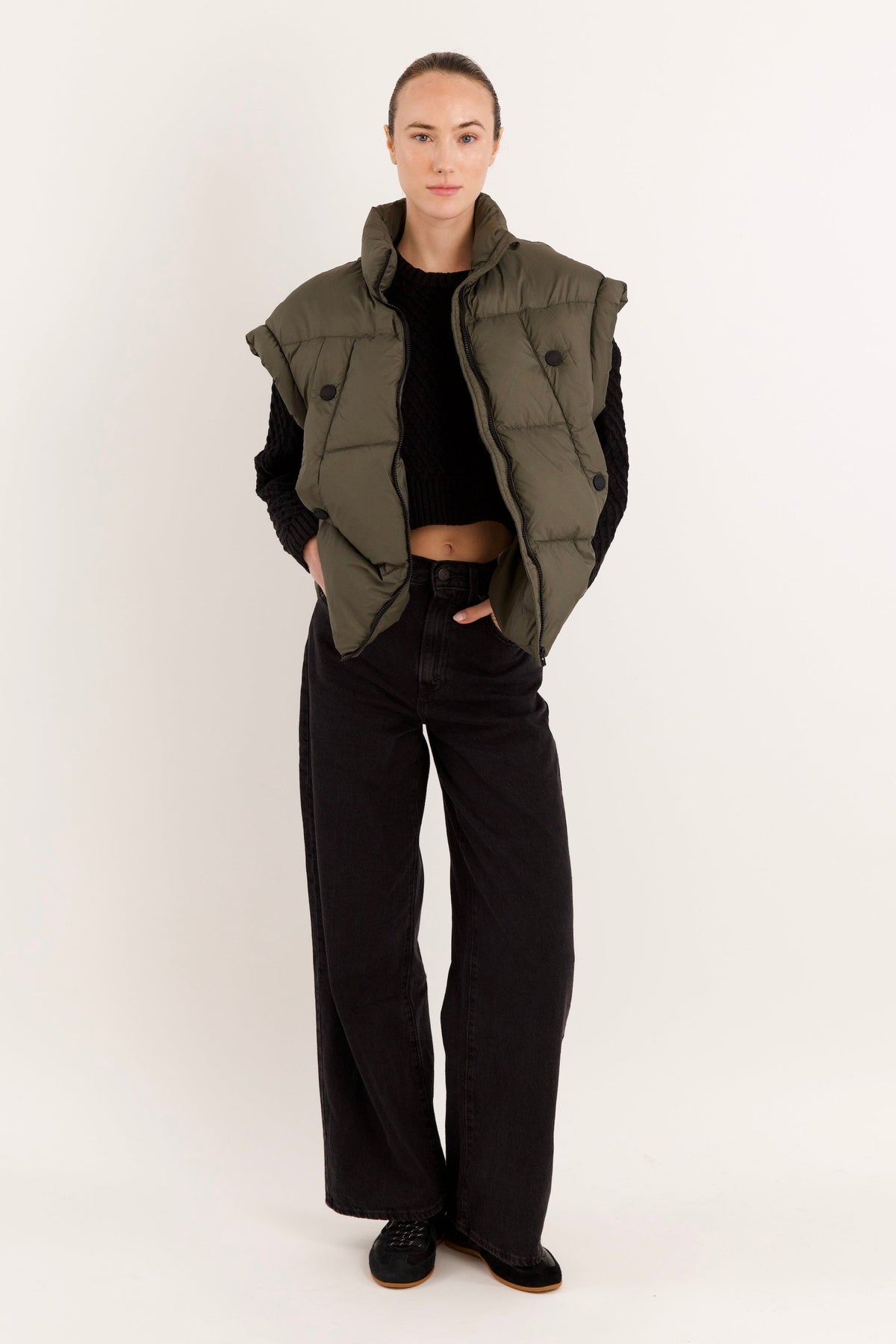 Oversized Classic Puffer Vest