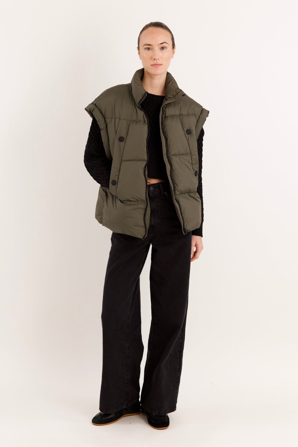 Oversized Classic Puffer Vest