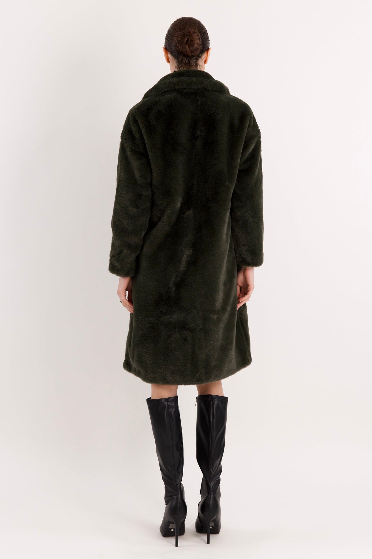 Oversized Long Sherpa Teddy Coat