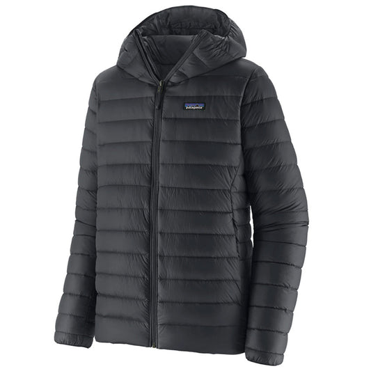 Men's Down Sweater Hoody - Black