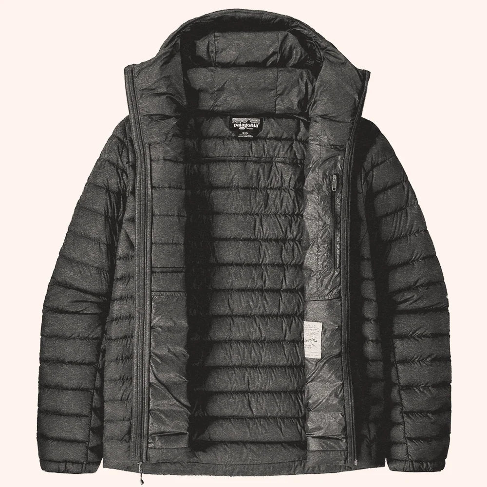 Men's Down Sweater Hoody - Forge Grey w/Forge Grey