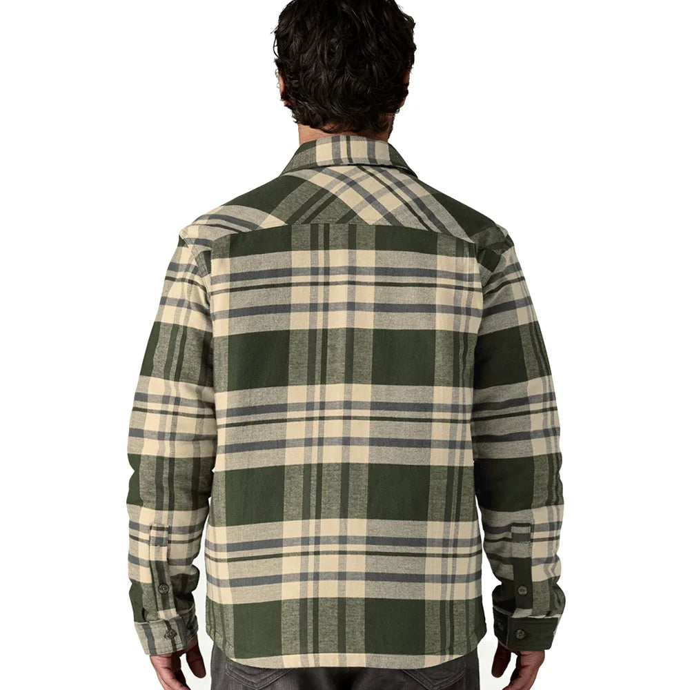 Men's LW Insulated Fjord Flannel Shirt - Ashore: Old Growth Green