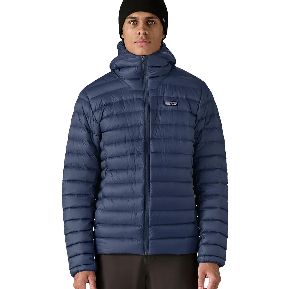 Men's Down Sweater Hoody - New Navy