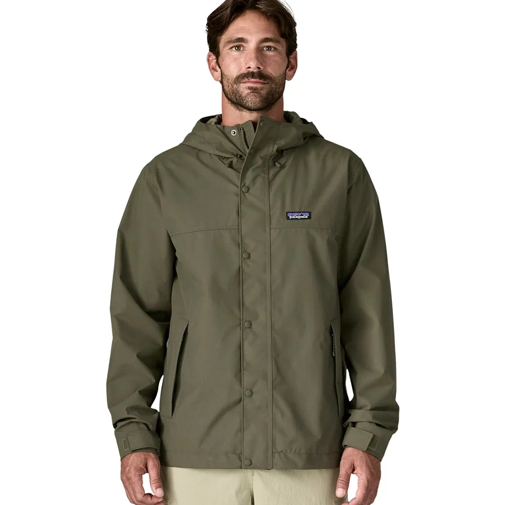 Men's Outdoor Everyday Rain Jacket - Basin Green