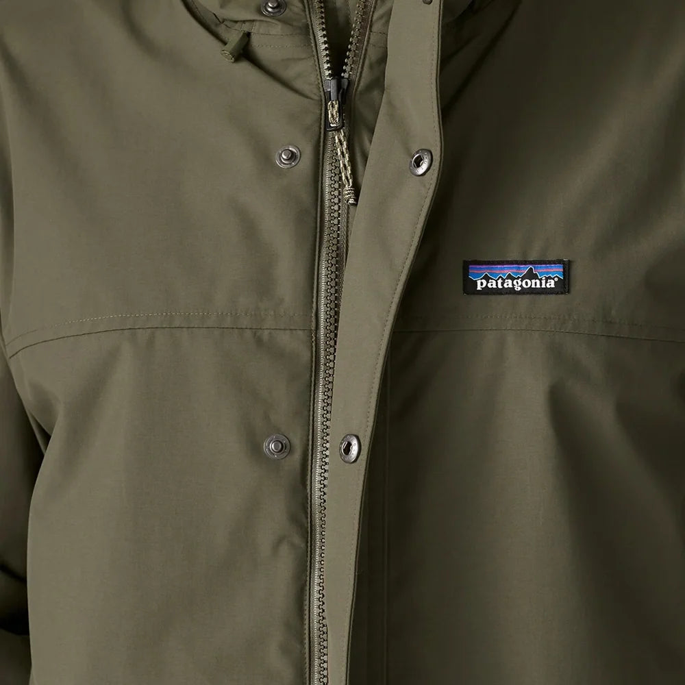 Men's Outdoor Everyday Rain Jacket - Basin Green