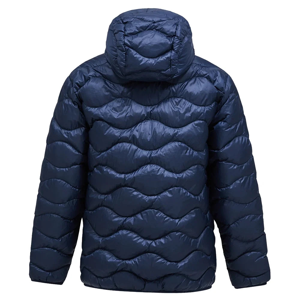 Men's Helium Down Hood Jacket - Blue Shadow