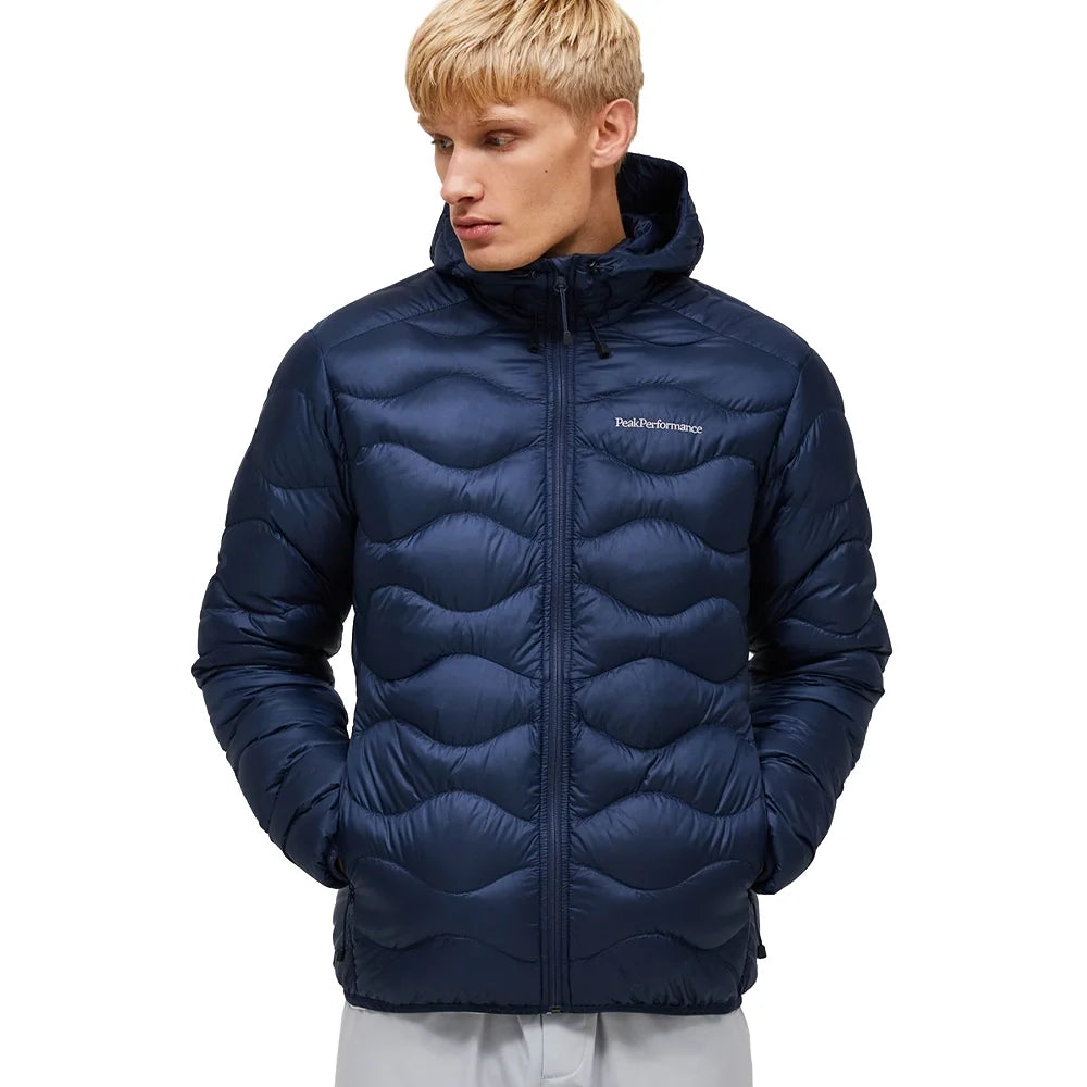 Men's Helium Down Hood Jacket - Blue Shadow