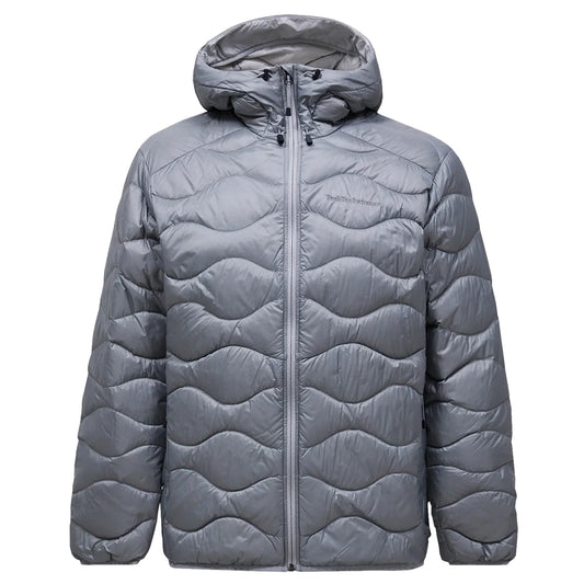 Men's Helium Down Hood Jacket - Light Grey / Antarctica