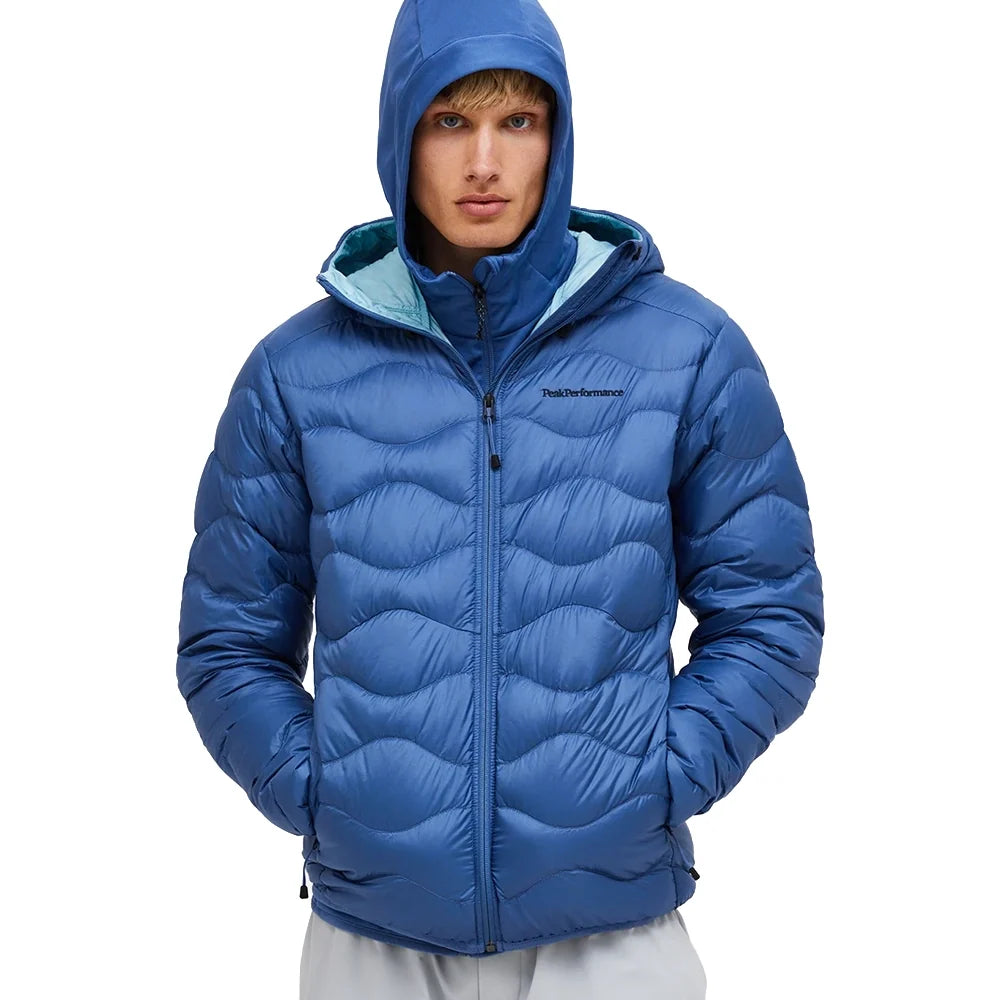 Men's Helium Down Hood Jacket - Summit Sky / Snowmelt